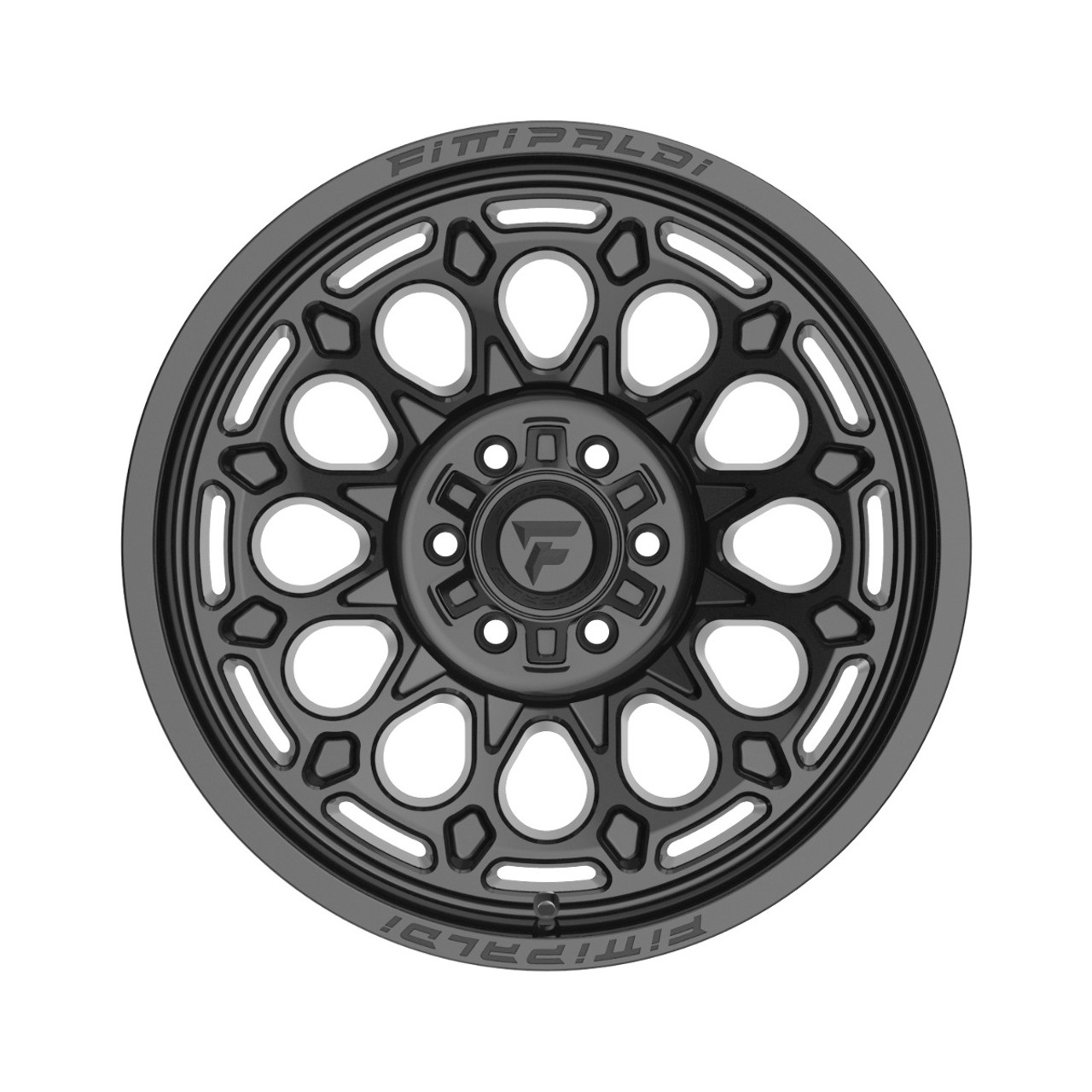 20" Fittipaldi Off Road FA22B Gloss Black 20x10 Wheel 8x170 -19mm For Ford Rim
