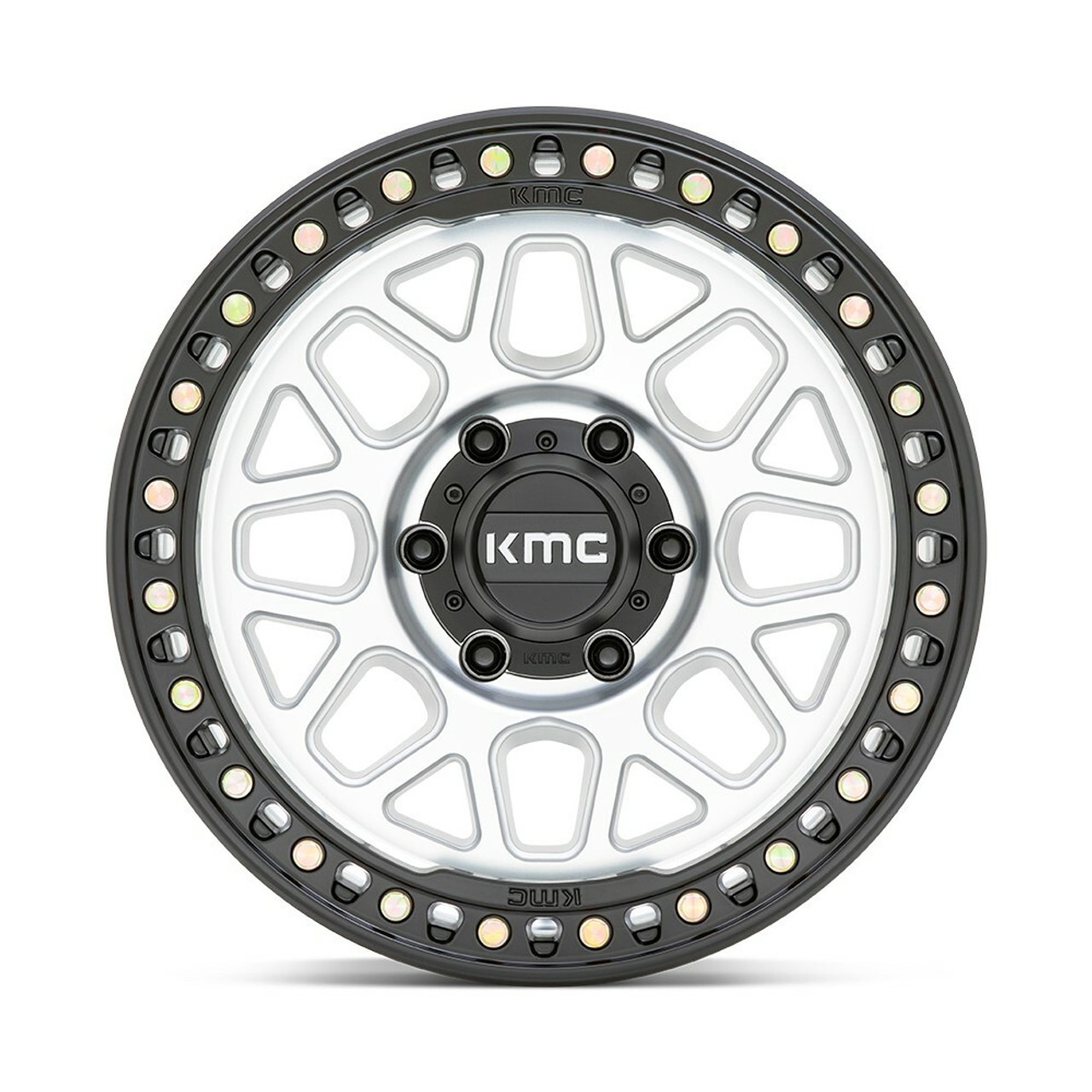 KMC KM549 Grs 20x9 8x170 Machined With Satin Black Lip Wheel 20" 0mm Rim