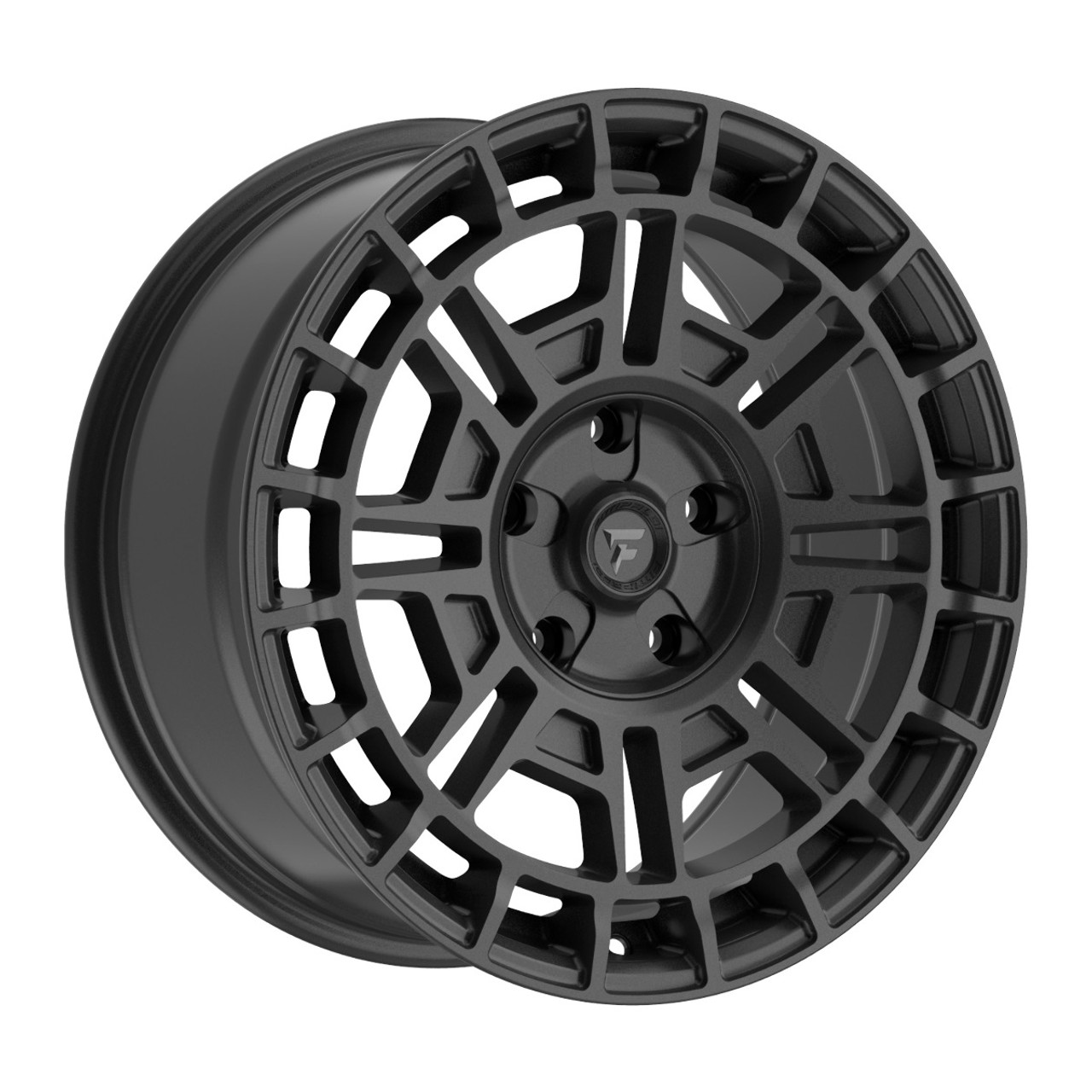 17" Fittipaldi Off Road FT109SB Satin Black 17x8 Wheel 5x108 5x4.5 35mm Rim