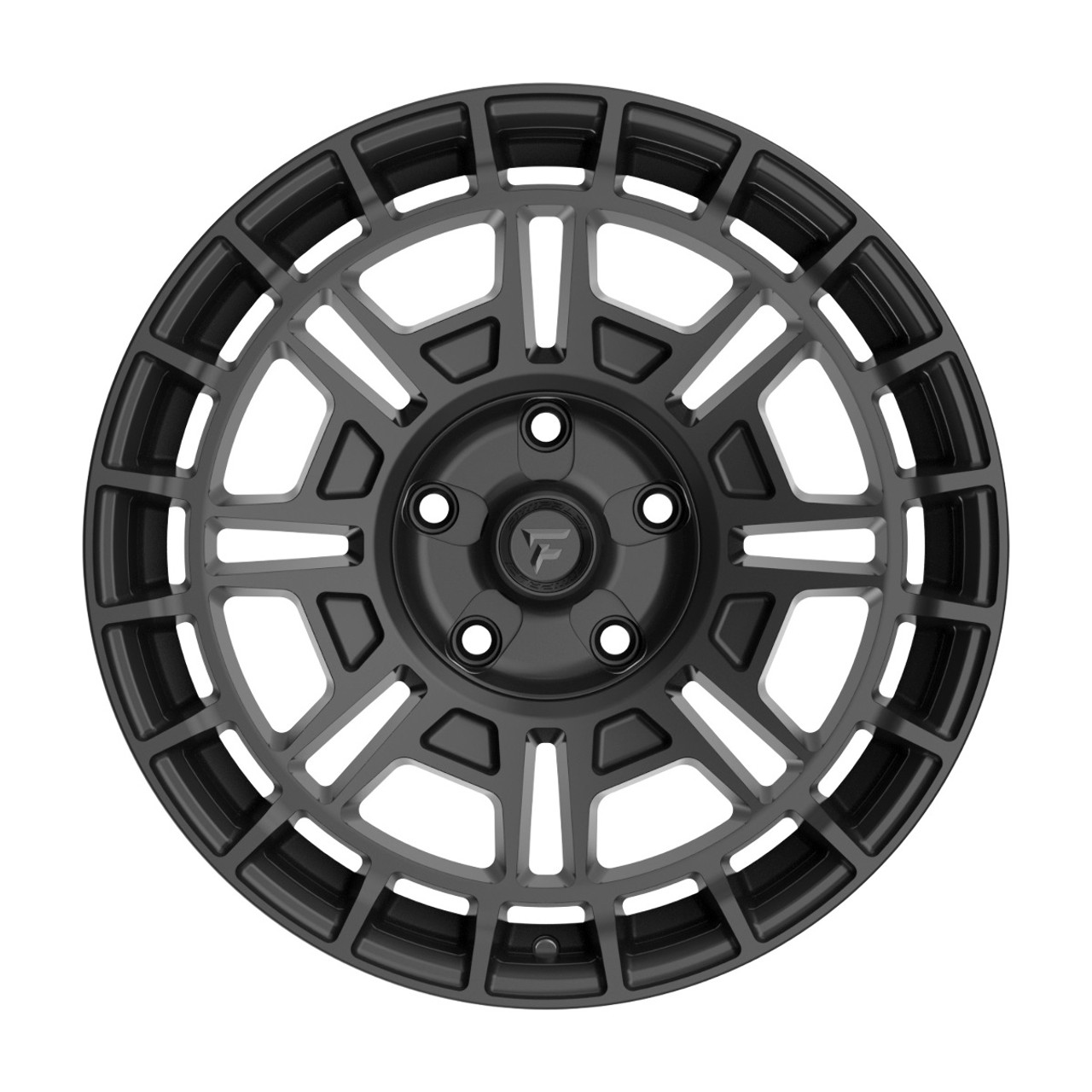 17" Fittipaldi Off Road FT109SB Satin Black 17x8 Wheel 5x108 5x4.5 35mm Rim