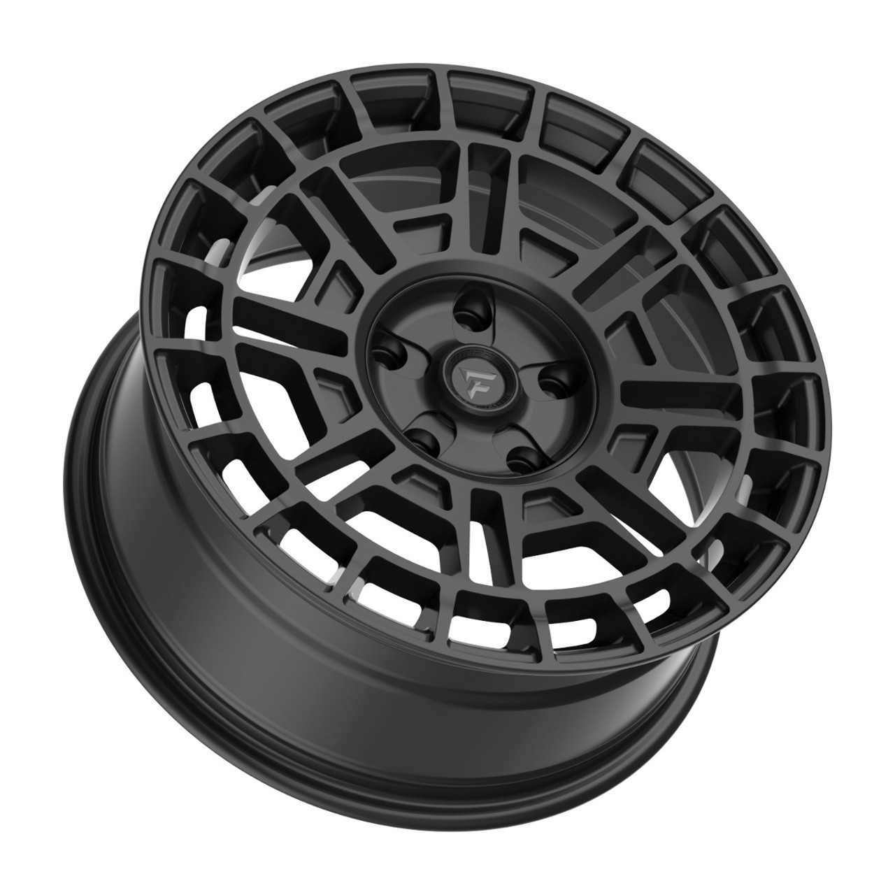 17" Fittipaldi Off Road FT109SB Satin Black 17x8 Wheel 5x108 5x4.5 35mm Rim