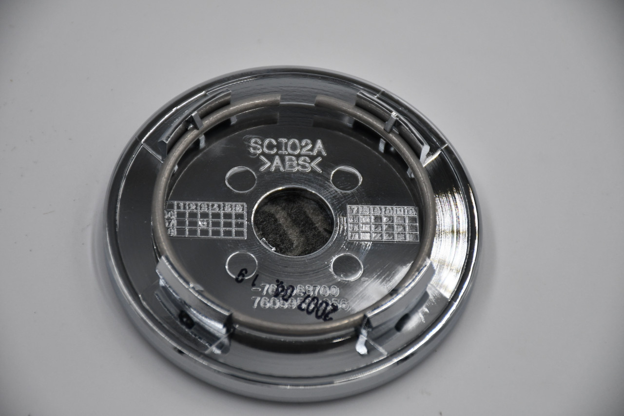 Moda White w/ Chrome Center Cap Hub Cap SCI02A 74mm