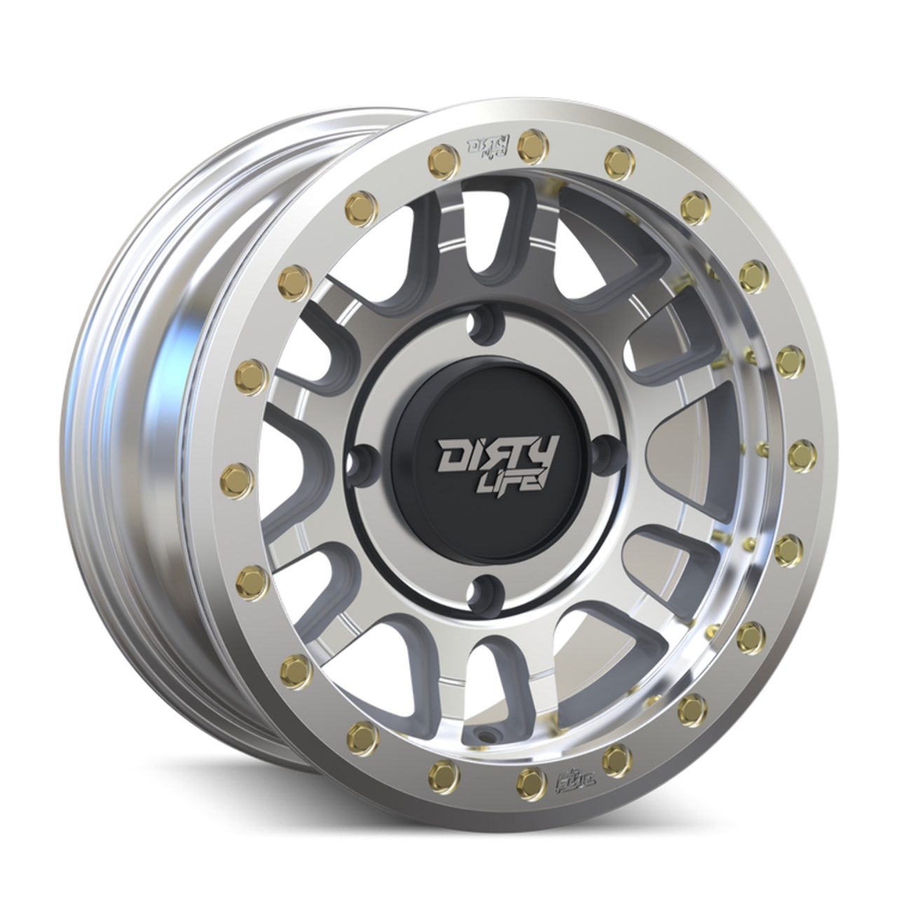 Set 4 15" Dirty Life Canyon Pro SXS Machined 15x7 Wheels 5x4.5  Rims 38mm