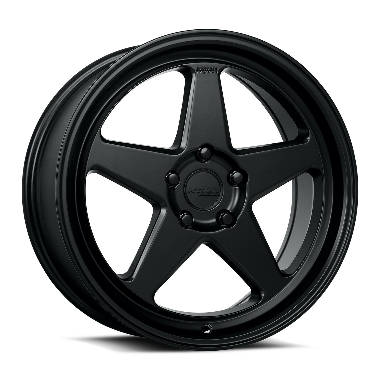 Set 4 20" Katana Wheels KR03 20x8.5 5x108 40mm Matte Black Racing Rims