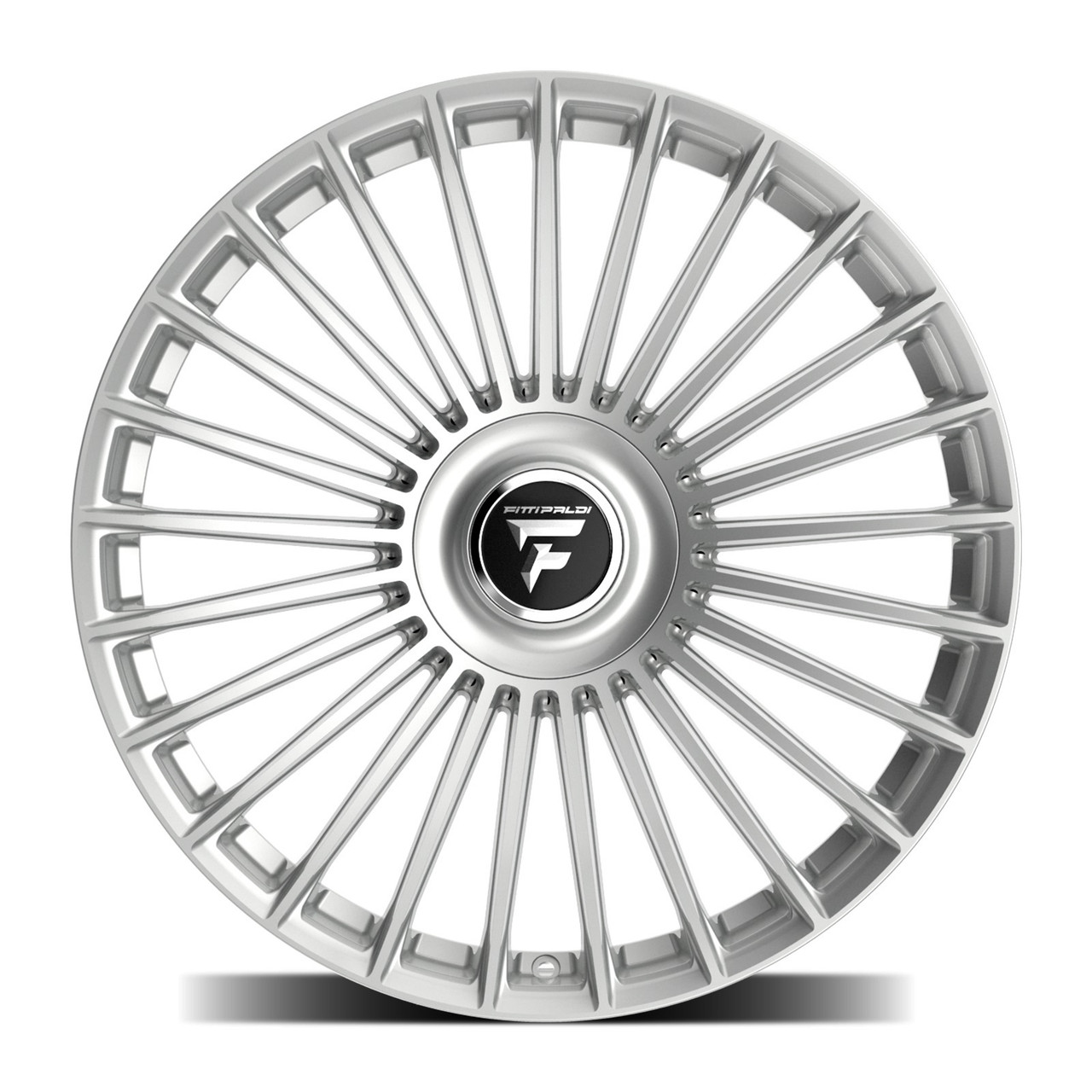 22" Fittipaldi Street FS370HS Hyper Silver 22x9.5 Wheel 6x135 6x5.5 25mm Rim