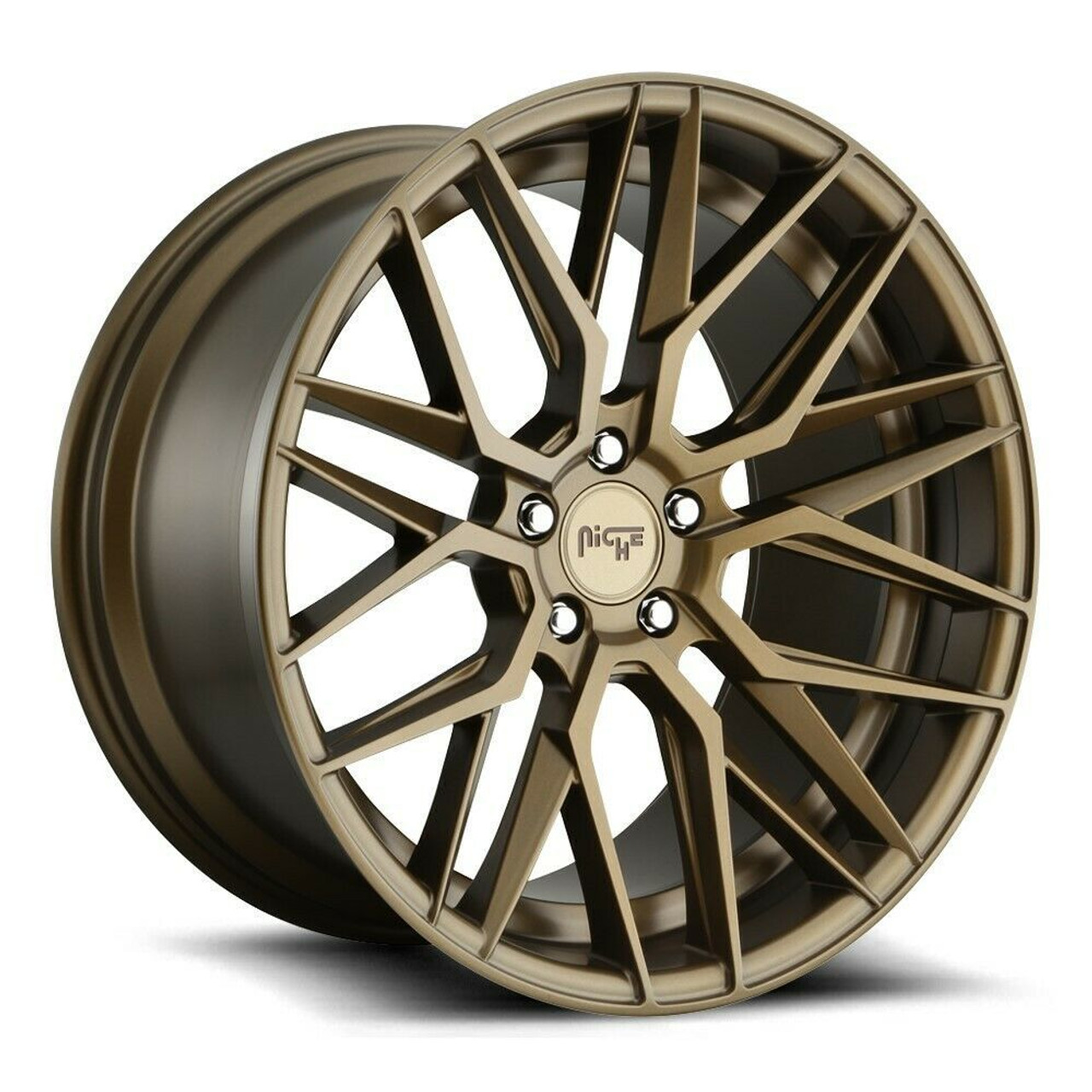 Niche 1PC M191 Gamma 19x8.5 5x120 Matte Bronze Wheel 19" 35mm Rim