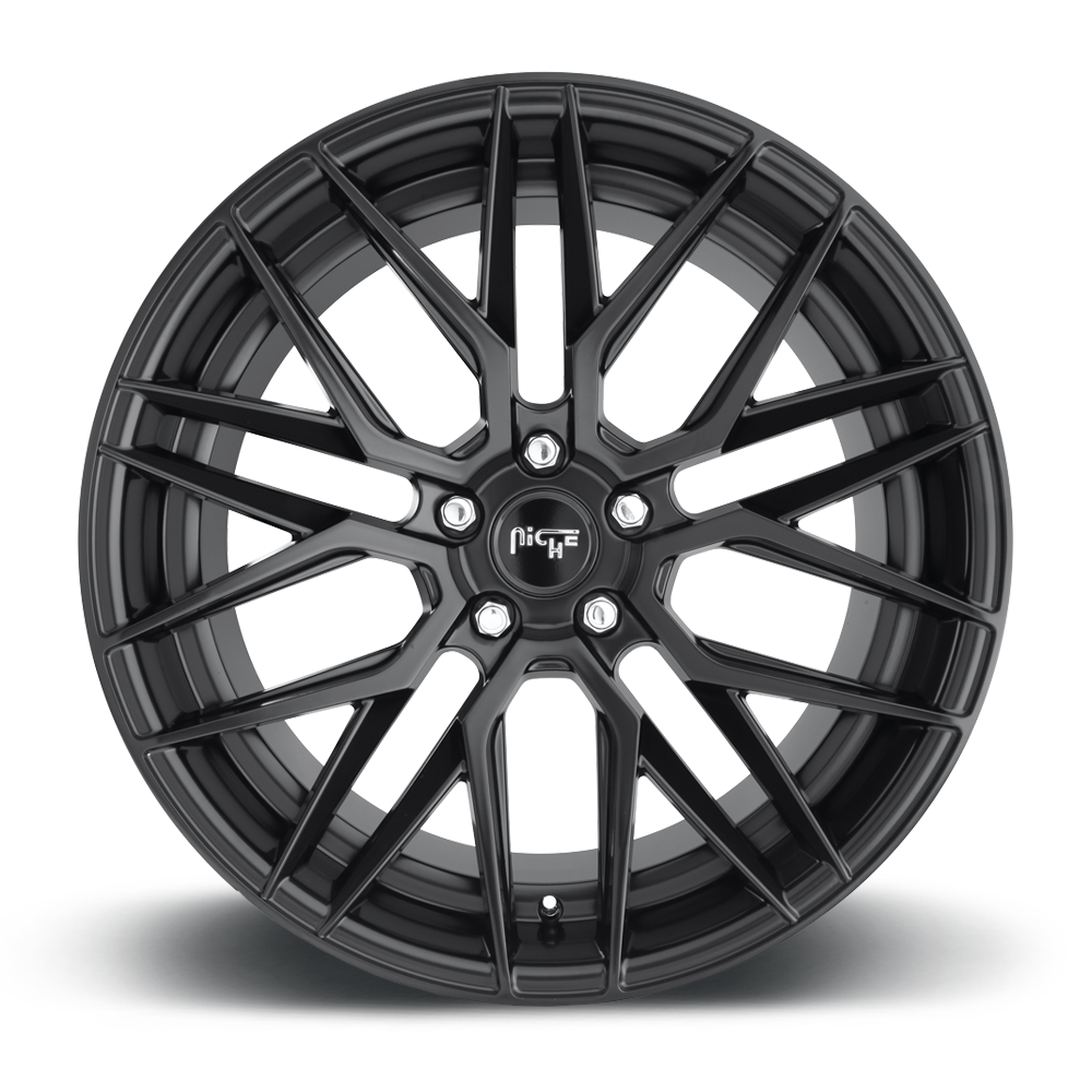 Niche 1PC M190 Gamma 18x8 5x112 Matte Black Wheel 18" 42mm Rim