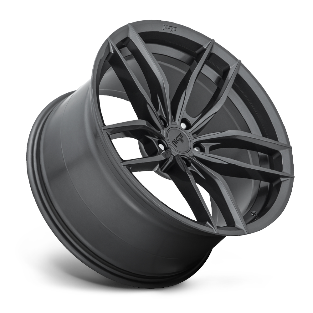 20" Niche 1PC M204 Vosso 20x9 Matte Anthracite 5x112 Wheel 38mm Rim
