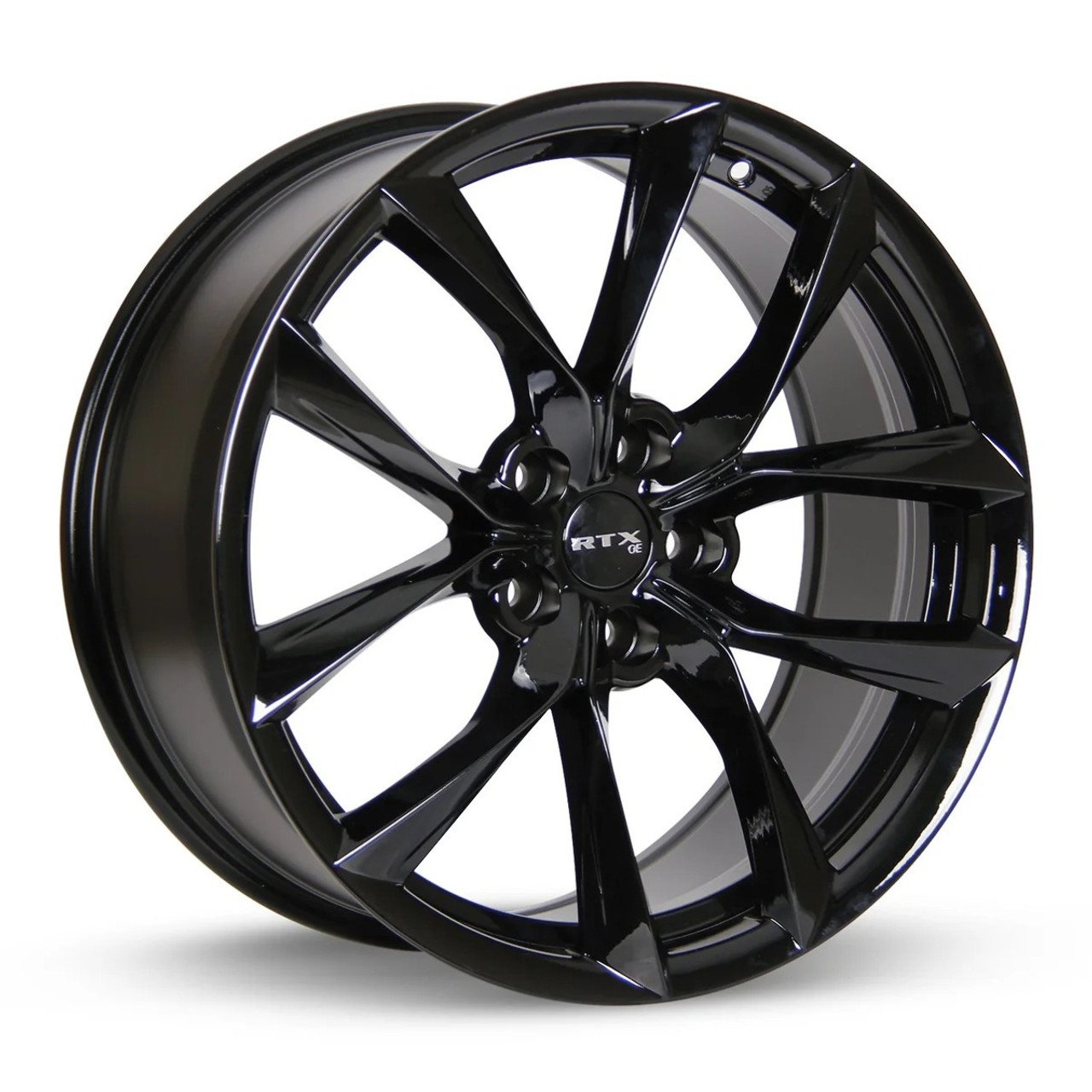 20" RTX Spider Gloss Black Wheel 20x8.5 5x4.5 35mm Rim