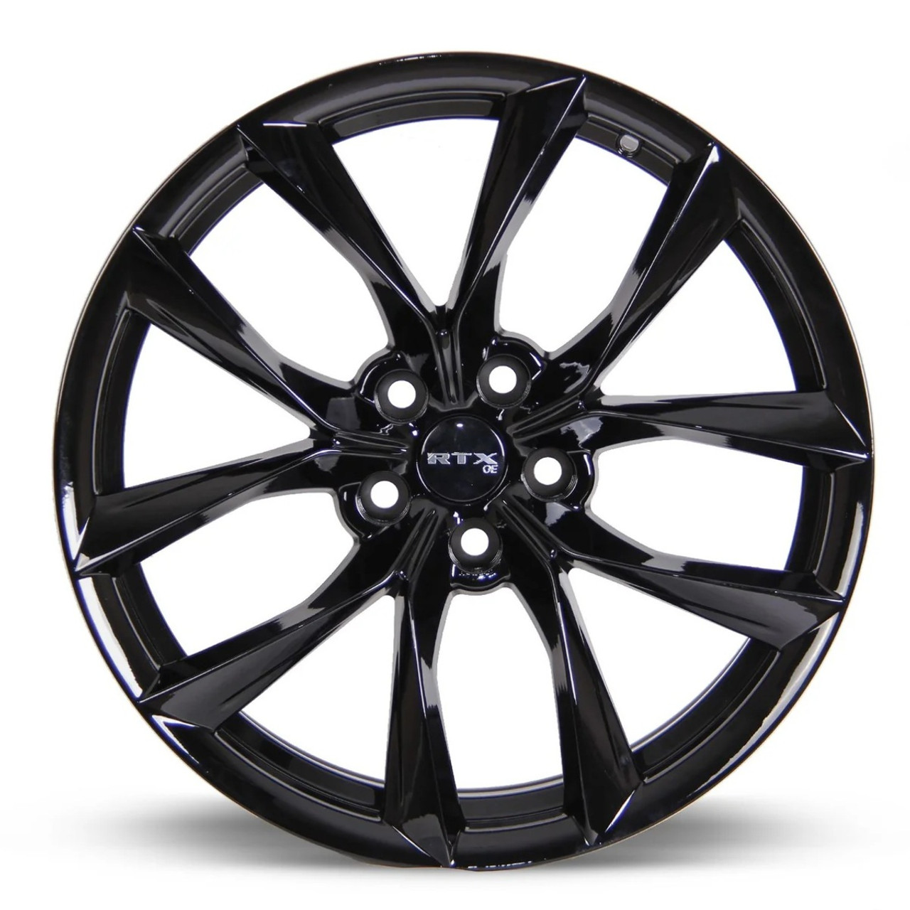 20" RTX Spider Gloss Black Wheel 20x8.5 5x4.5 35mm Rim