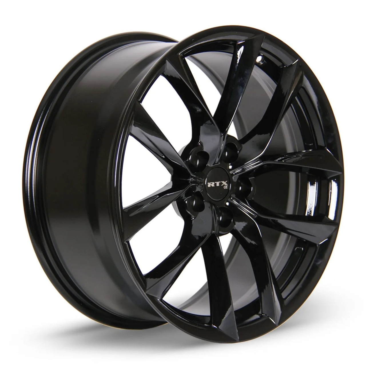 20" RTX Spider Gloss Black Wheel 20x8.5 5x4.5 35mm Rim