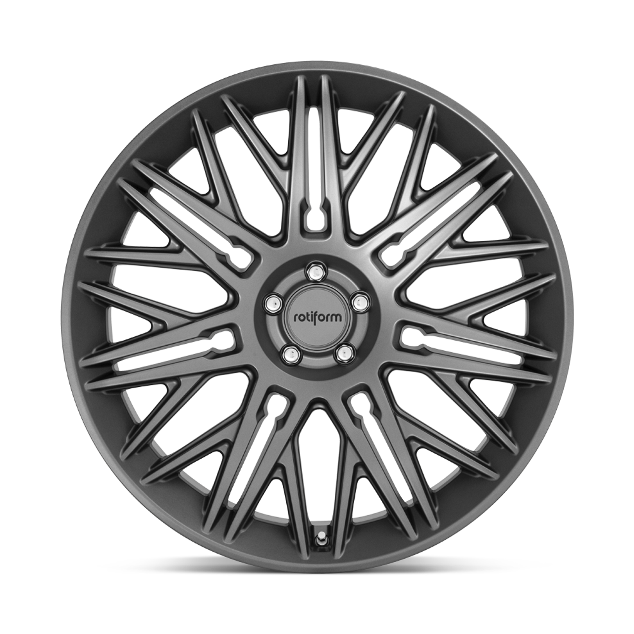 Rotiform 1PC R163 Jdr 22x10 5x120 Matte Anthracite Wheel 22" 30mm Rim