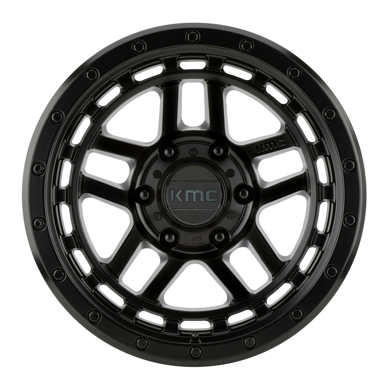 KMC KM540 Recon 17x8.5 5x5.0 Satin Black Wheel 17" 18mm Rim