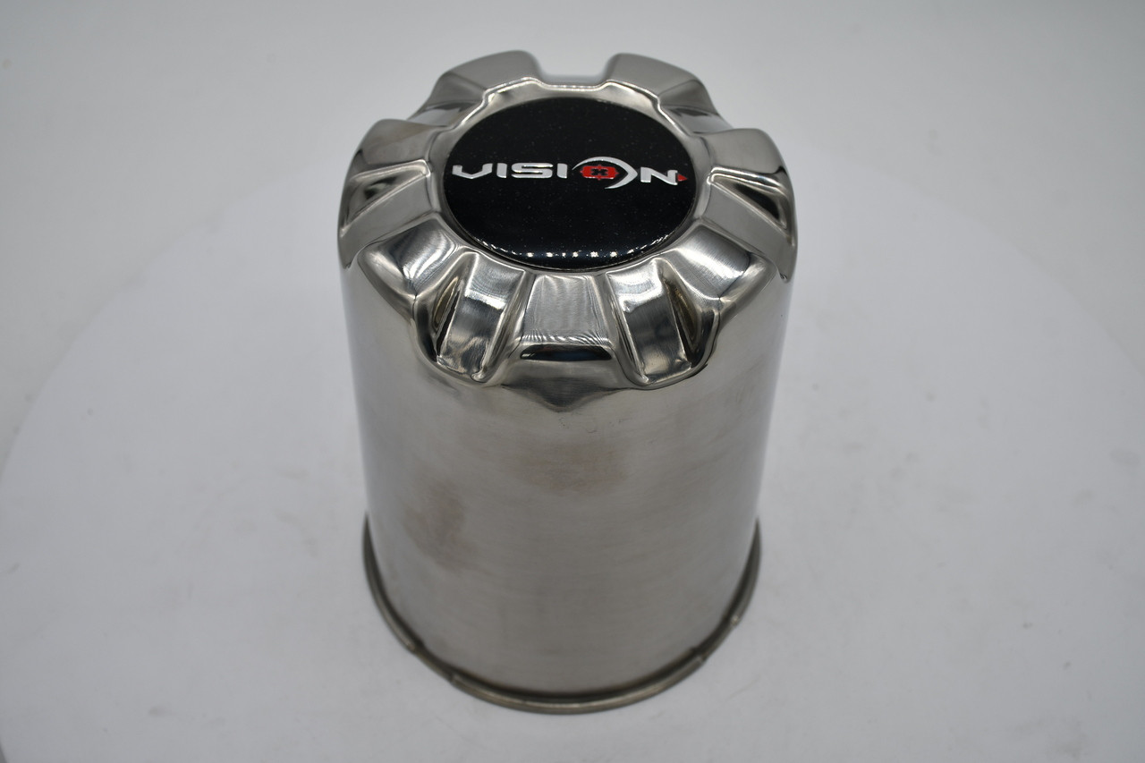 Vision Push Thru 8x170 Long Stainless Steel Wheel Center Cap Hub Cap C171-V04