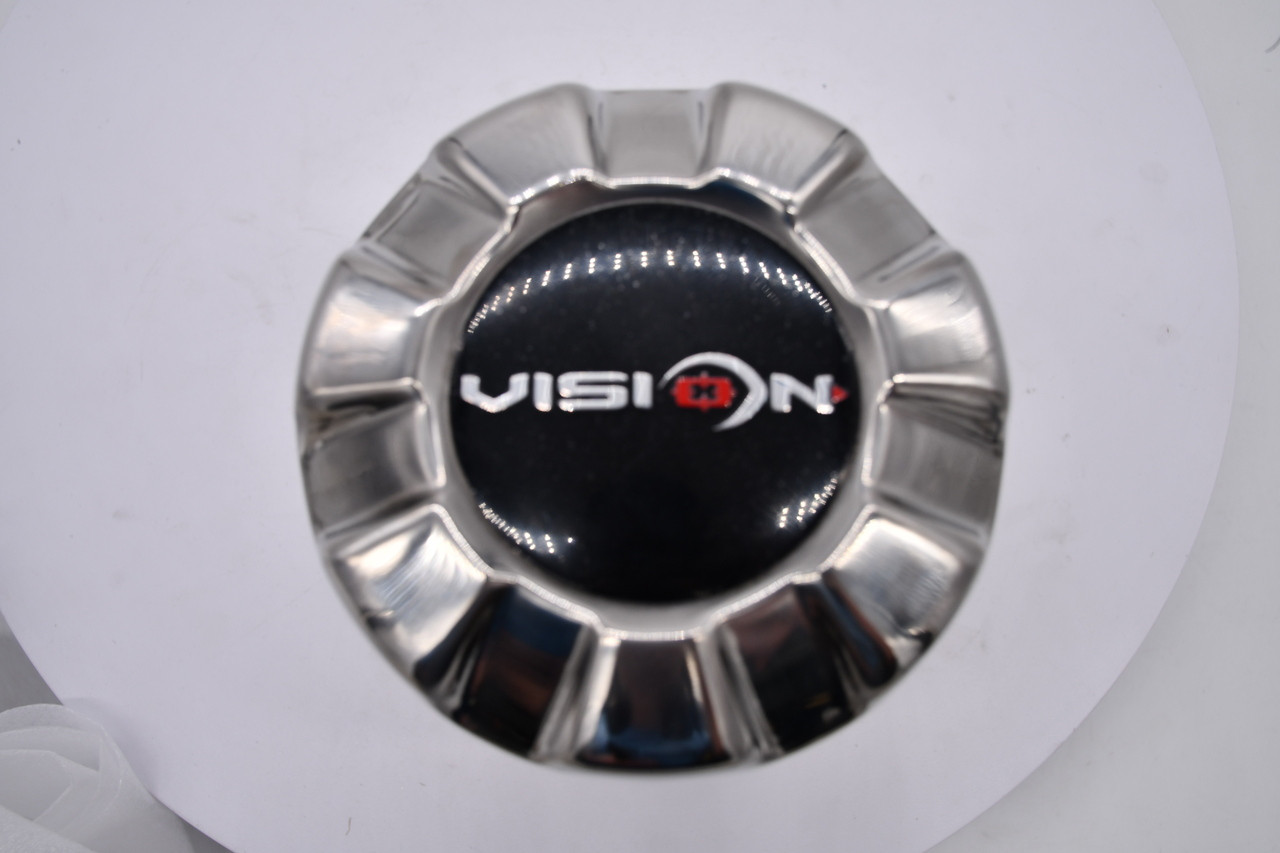 Vision Push Thru 8x170 Long Stainless Steel Wheel Center Cap Hub Cap C171-V04
