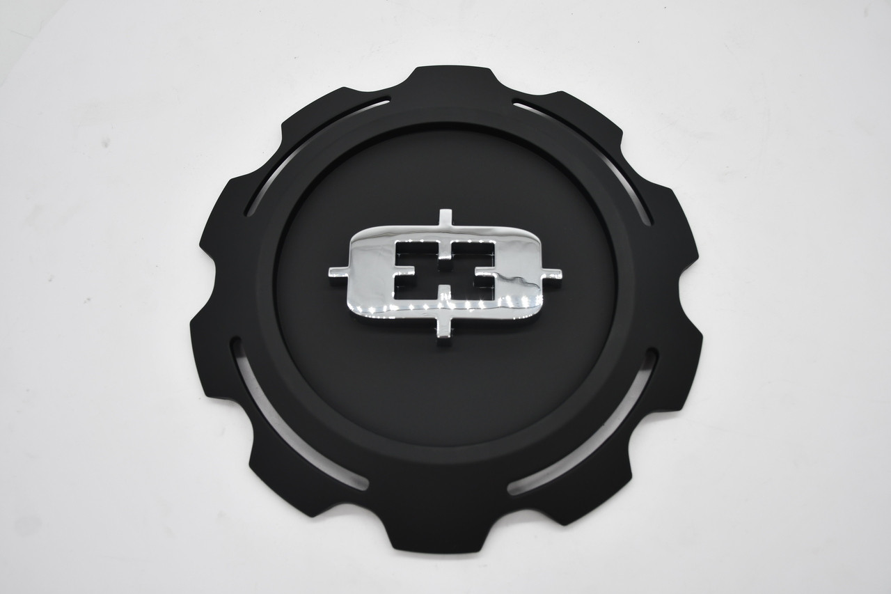 Vision 390 Empire C390SB-SPR-V Satin Black Wheel Center Cap Fits 5x130/160 6x130