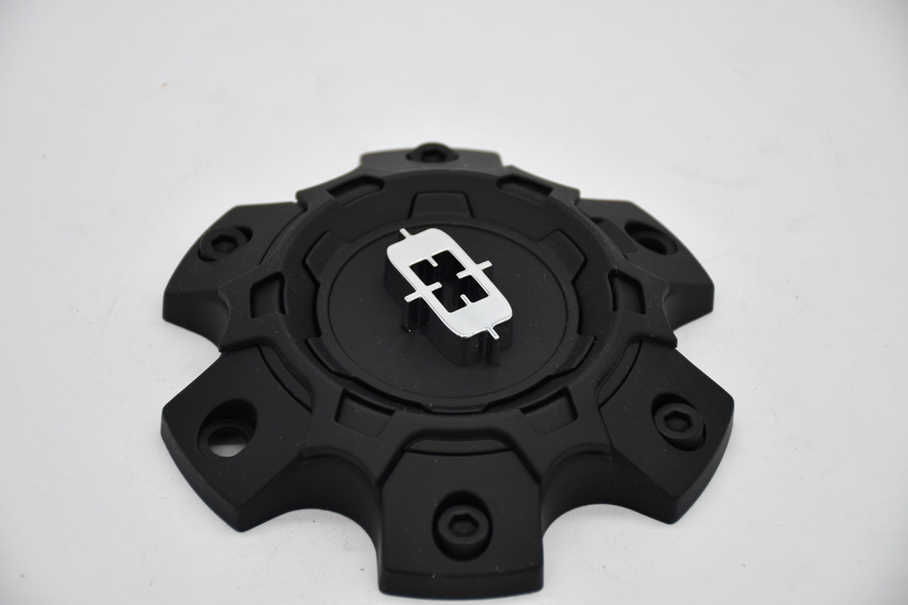 Vision 349 Savage 404 C404SB-6V Brawl Satin Black Wheel Center Cap Fits 6x135 6x5.5