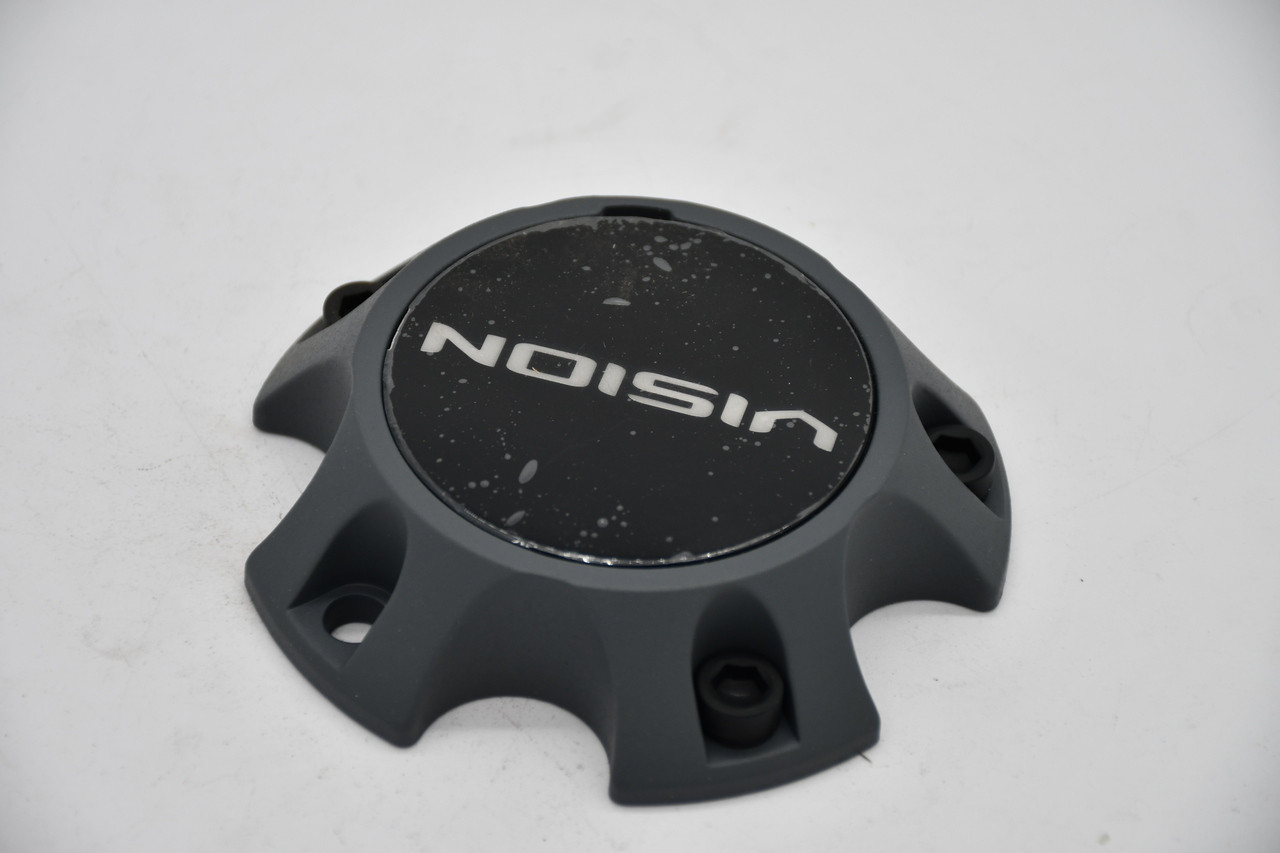 Vision 403 Tactical C354TG-65V Gray Black Center Wheel Center Cap Fits 5x4.5 5x5