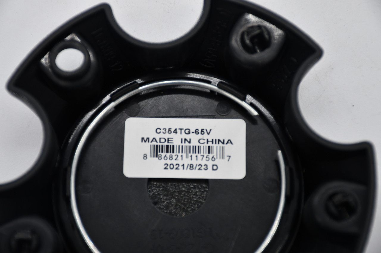 Vision 403 Tactical C354TG-65V Gray Black Center Wheel Center Cap Fits 5x4.5 5x5