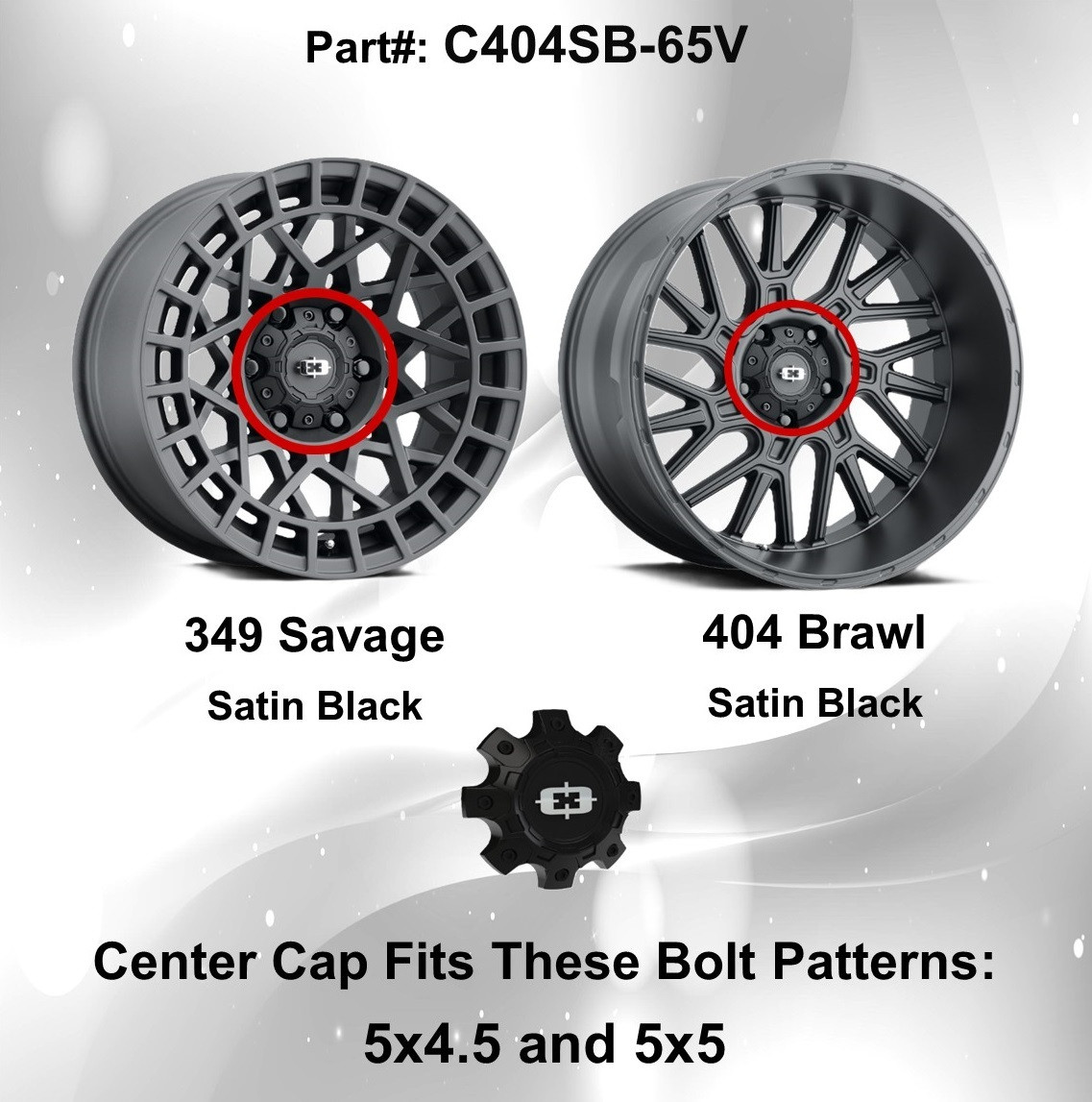 Vision Wheels center cap