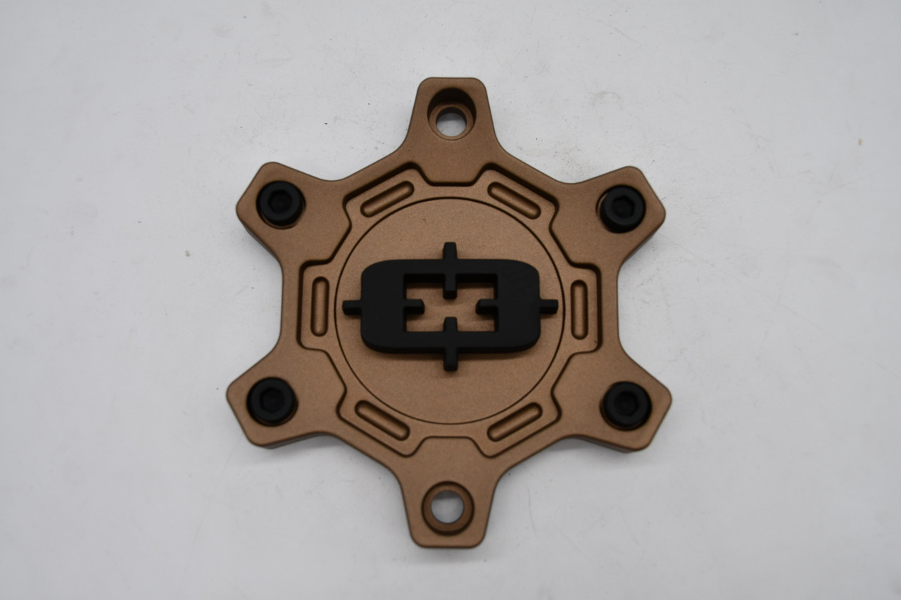 Vision 405 Korupt C405BZ-6V Bronze w Black Logo Wheel Center Cap Fits 6x5.5/135