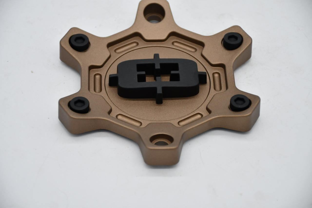 Vision 405 Korupt C405BZ-6V Bronze w Black Logo Wheel Center Cap Fits 6x5.5/135