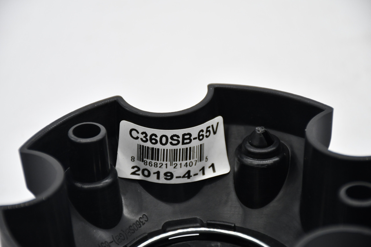 Vision 360 361 362 363 Satin Black Wheel Center Cap C360SB-65V Fits 5x5 5x4.5