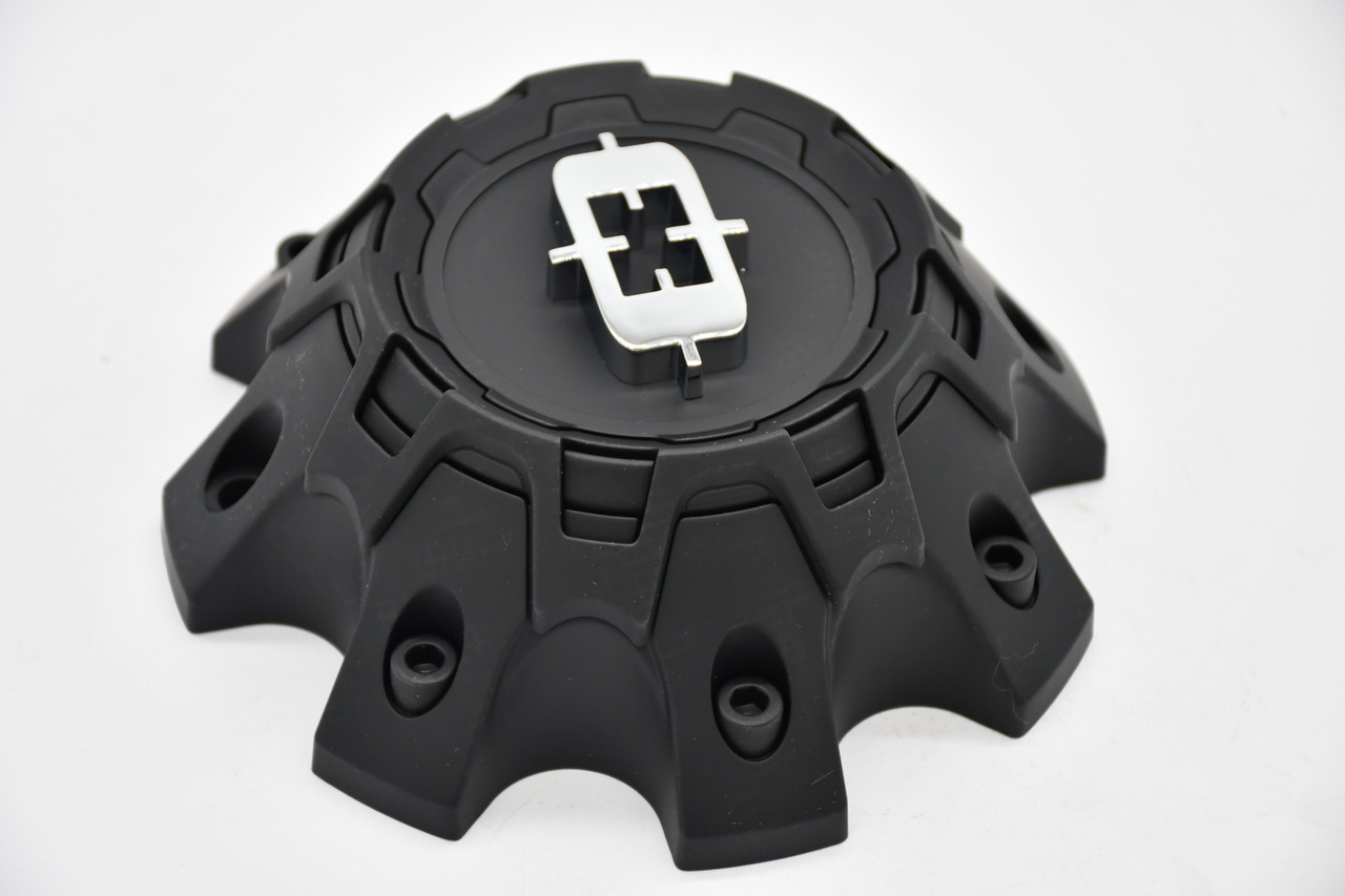 Vision 349 Savage 404 Brawl C404SB-8V Satin Black Wheel Center Cap Fits 8 Lug