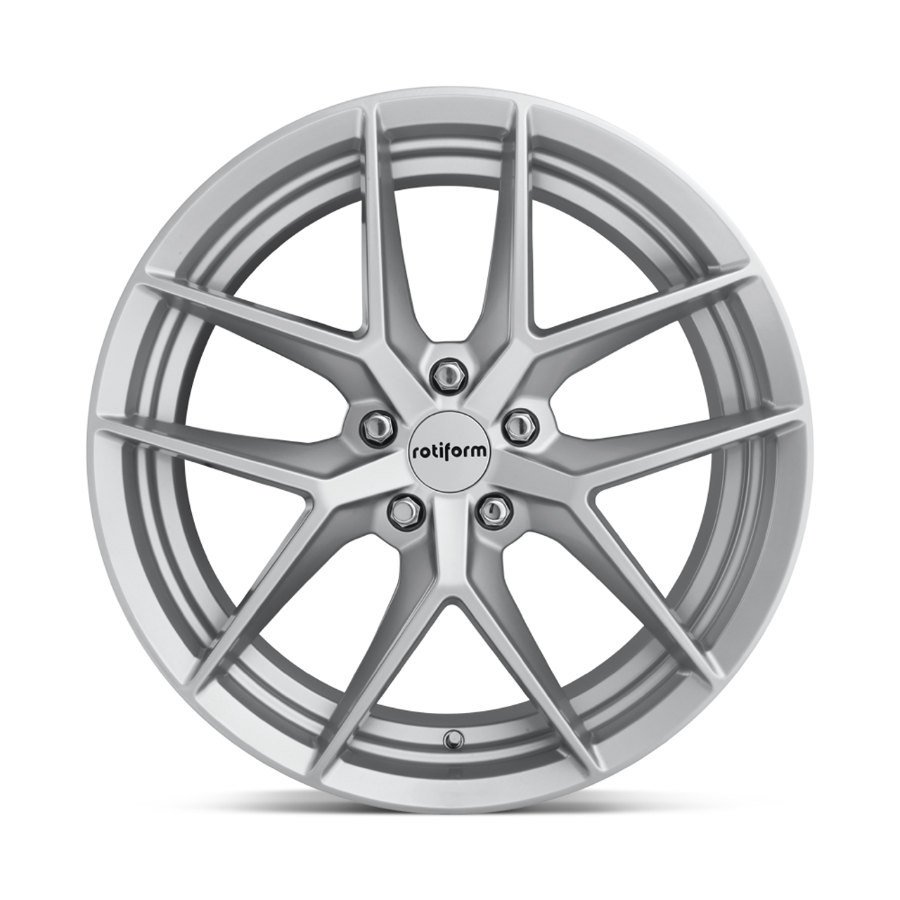 Rotiform 1PC R133 Flg 18x8.5 5x4.25 Gloss Silver Wheel 18" 45mm Rim