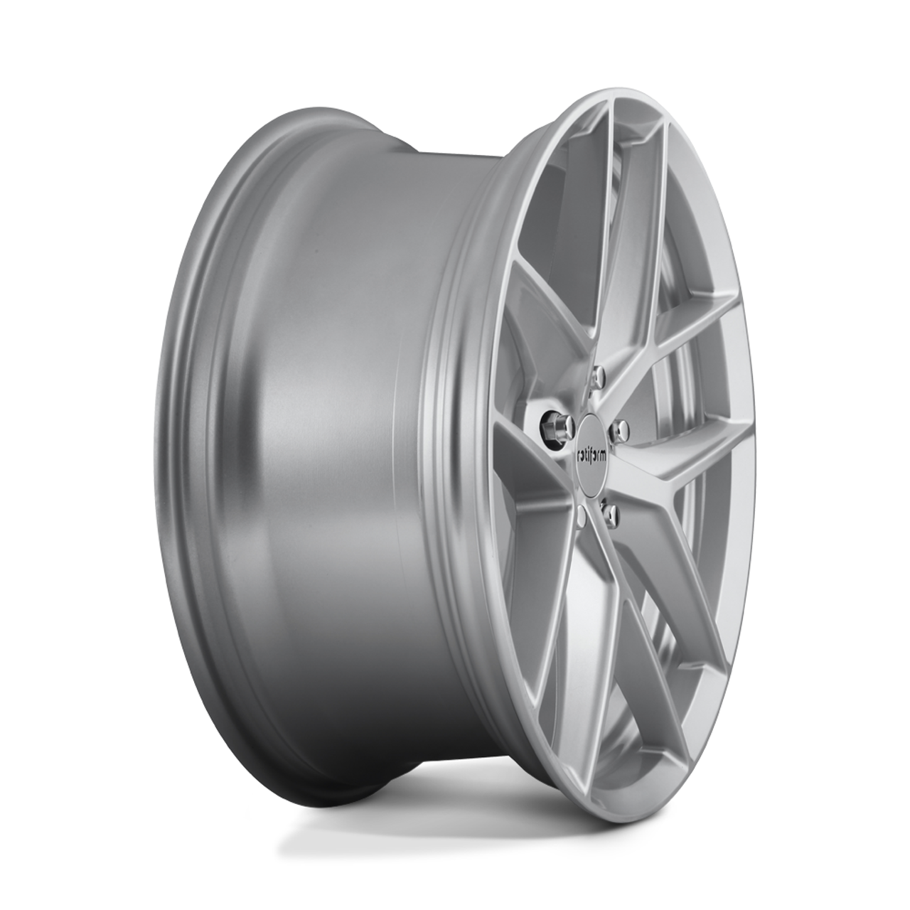 Rotiform 1PC R133 Flg 18x8.5 5x4.25 Gloss Silver Wheel 18" 45mm Rim