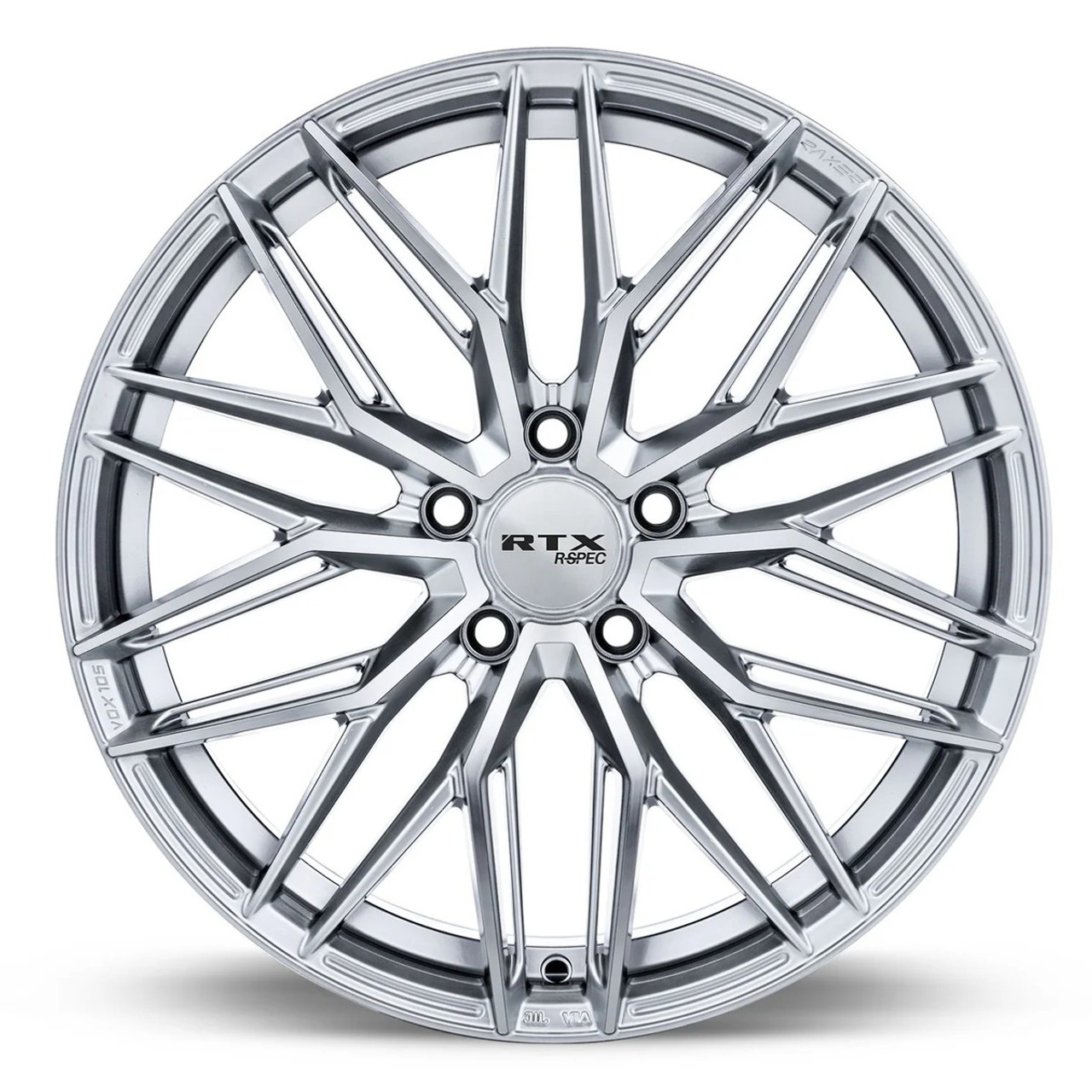 18" RTX SW20 Silver with Machined Face Wheel 18x8.5 5x4.5 45mm Rim
