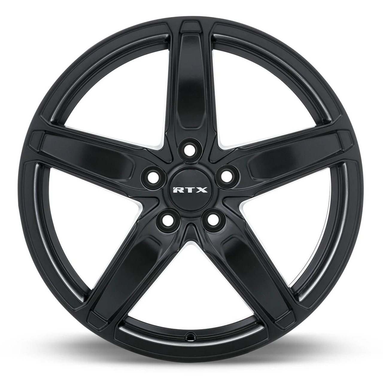 16" RTX Frost Gloss Black Wheel 16x6.5 5x100 35mm Rim