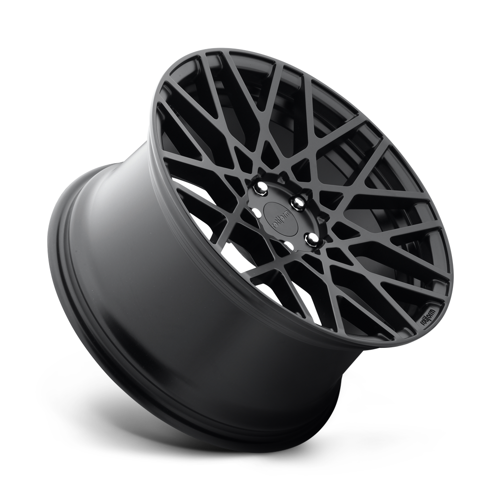18" Rotiform 1PC R112 BLQ 18x8.5 5x4.5 Matte Black Wheel 45mm Rim