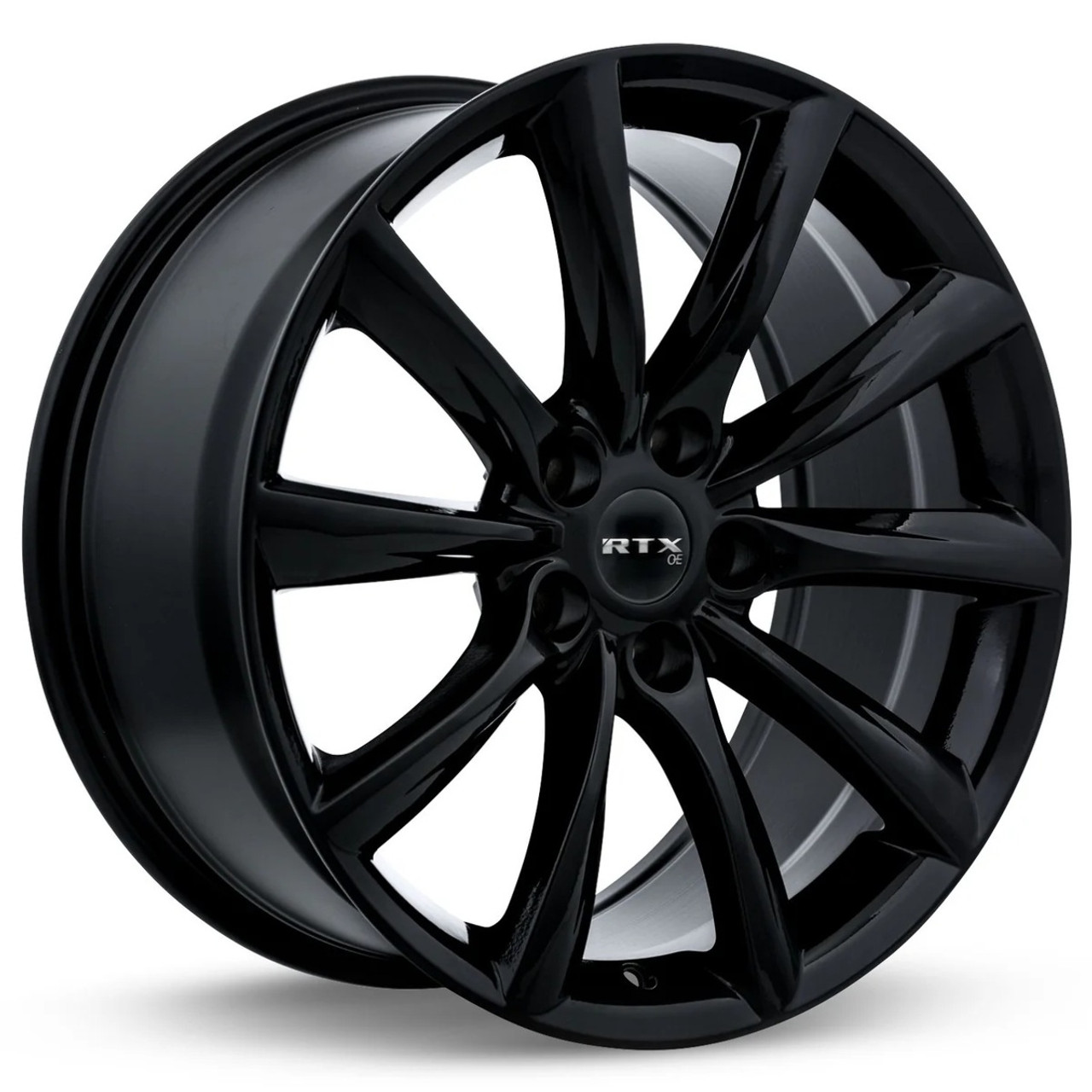 18" RTX Alto Gloss Black Wheel 18x8.5 5x4.5 35mm Rim