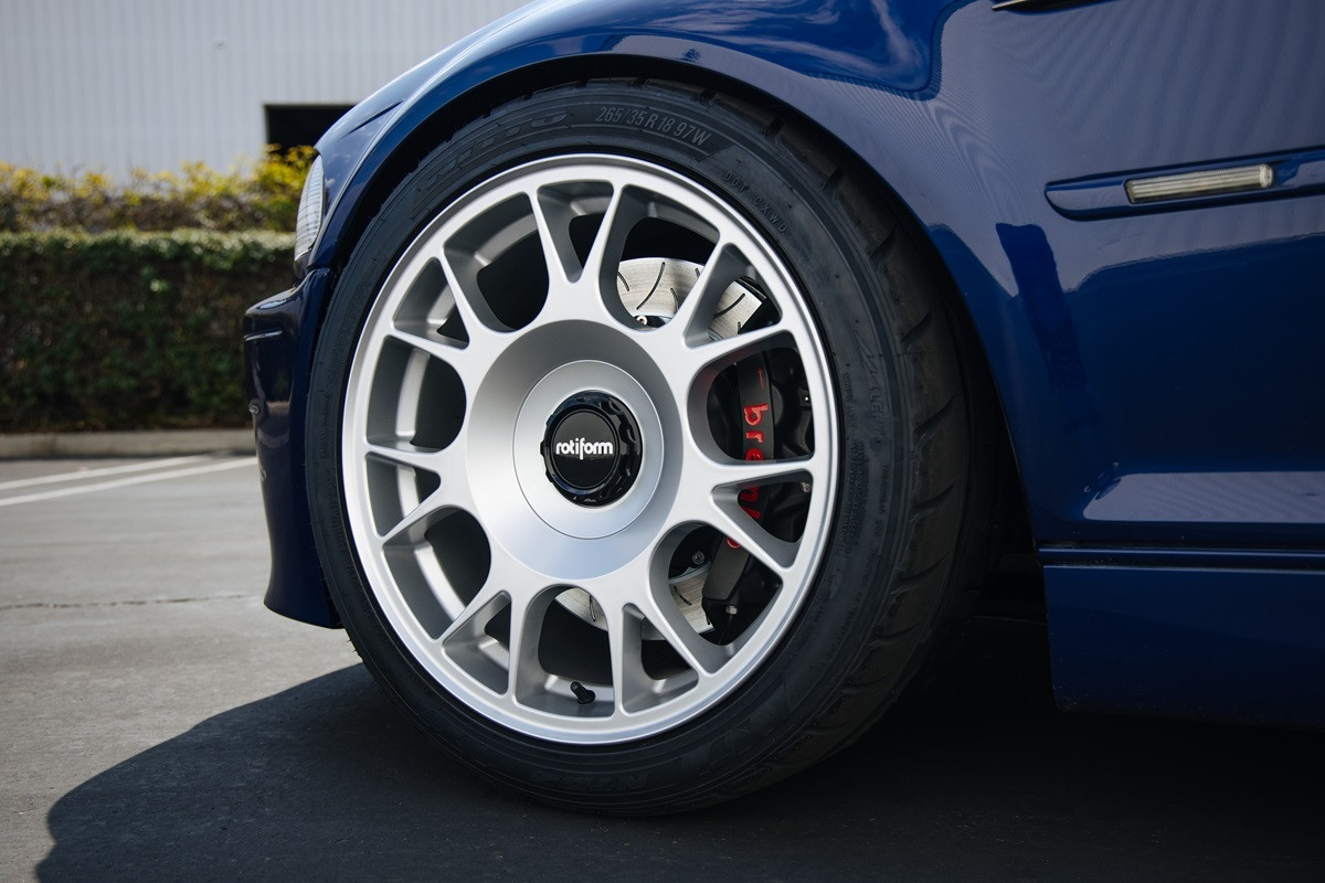 19" Rotiform R188 TUF-R 19x9.5 5x112 5x4.5 38mm Silver Car Sedan Coupe SUV Wheel