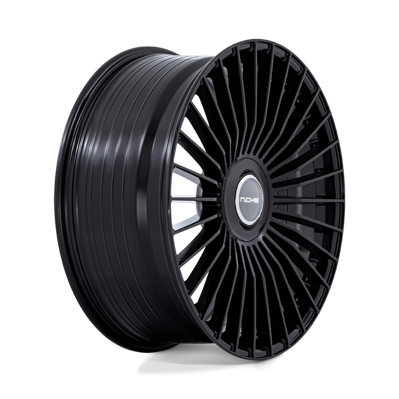 22" Niche 1PC NC282 Serene Gloss Black 22x10 Wheel 6x135 6x5.5 30mm Rim