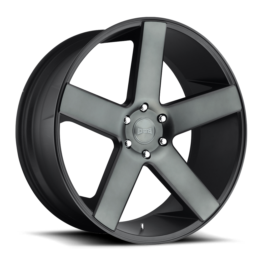 DUB 1PC S116 Baller 24x10 5x5.0 Matte Black Double Dark Tint Wheel 24" 19mm Rim