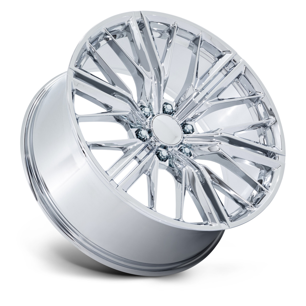 Set 4 22" Performance Replicas PR227 Chrome 22x9.5 Wheels 6x5.5 18mm Replica Rim