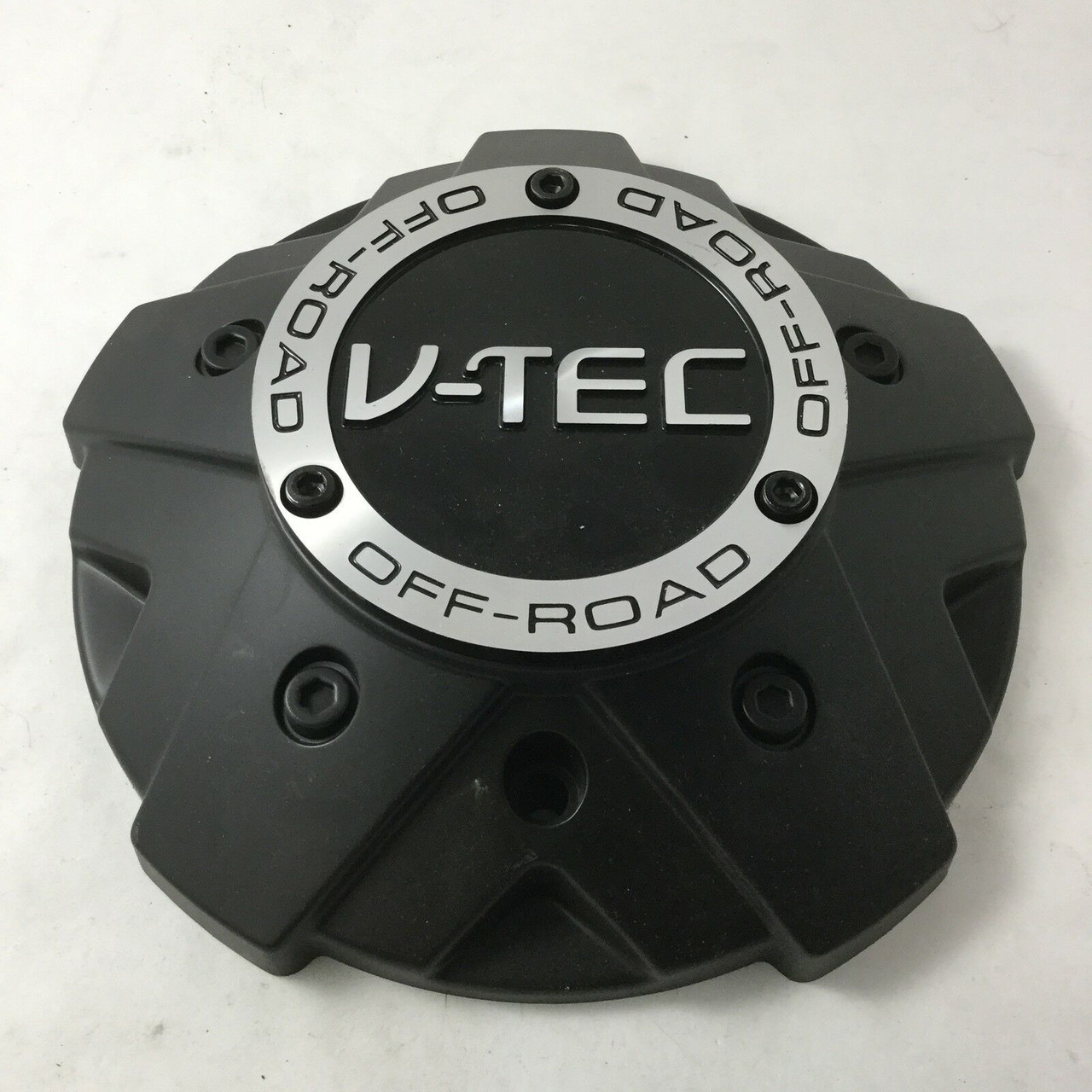 V-Tec 394 395 396 Wheel Center Hub Cap Matte Black C394-8CL 9" Diameter VT298