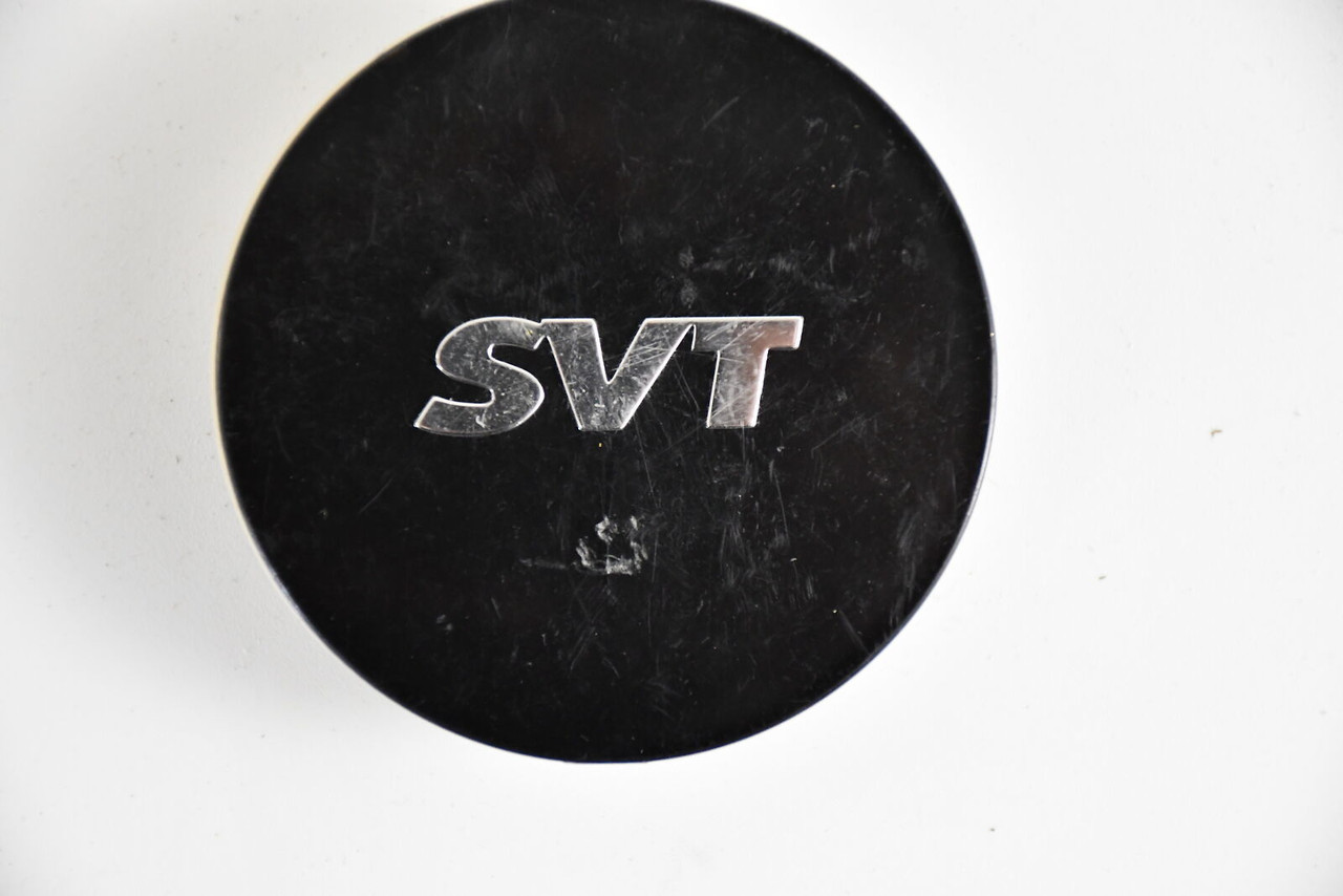 SVT Black Cap w/Clear Finish Center Cap Hub Cap 1W73-1A096-A 2.5"