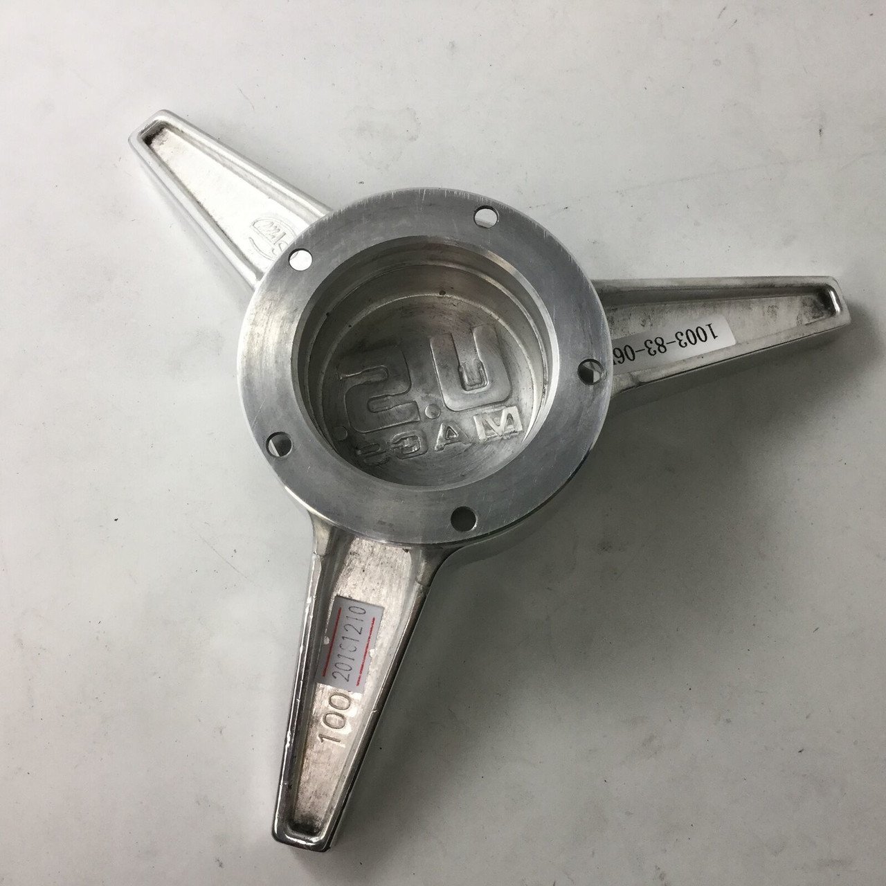 Set of 4 U.S Mags Knock-Off Cap Polished Center Caps Rambler Bandit 1003-83-06H