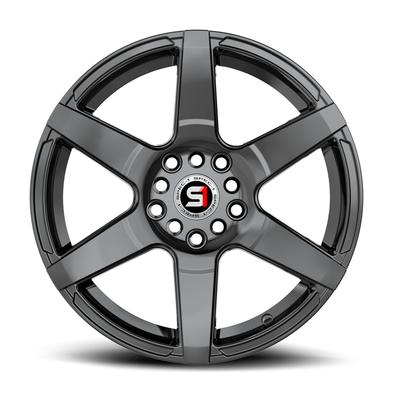 Set 4 16" Spec-1 SPT-34 Gloss Black 16x7 Wheels 5x100 5x4.5 30mm Rims