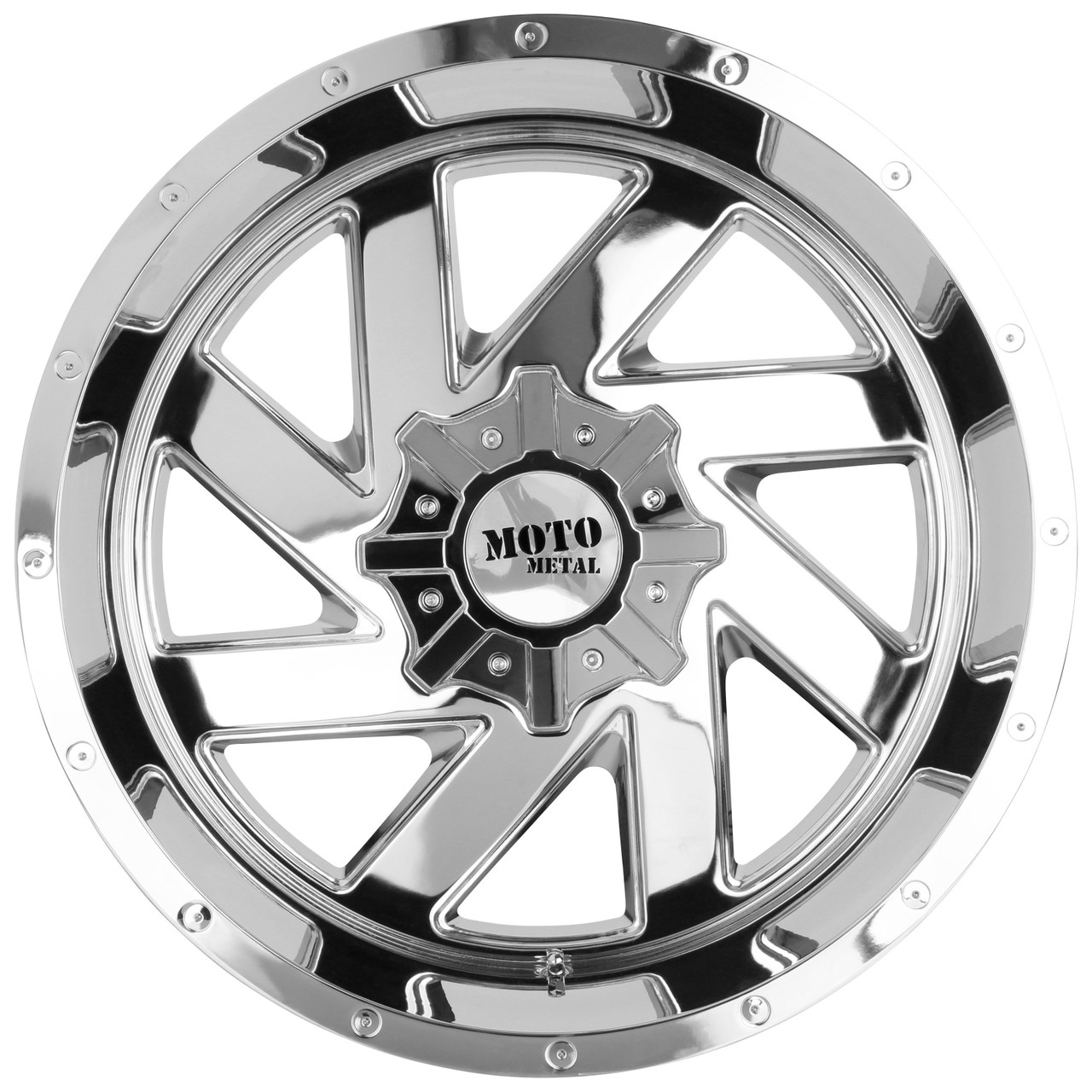 Moto Metal MO988 Melee 22x10 8x6.5 Chrome Wheel 22