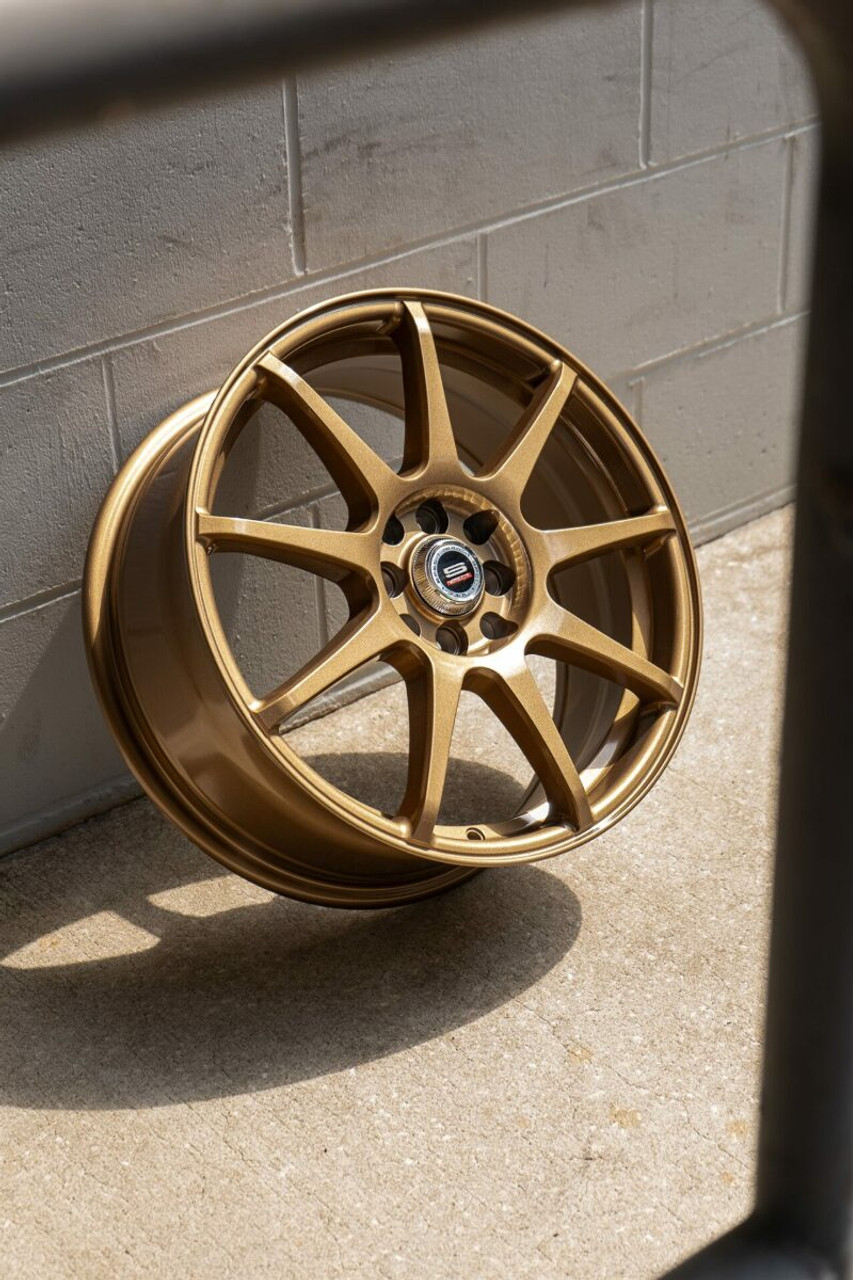 18" Spec-1 SP-67 Gloss Bronze 18x8 Wheel 5x110 5x4.5 38mm Rim