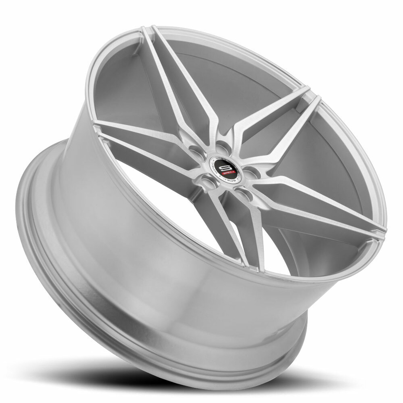 20" Spec-1 SPM-81 Silver Brushed Wheel 20x9 5x4.5 38mm Rim