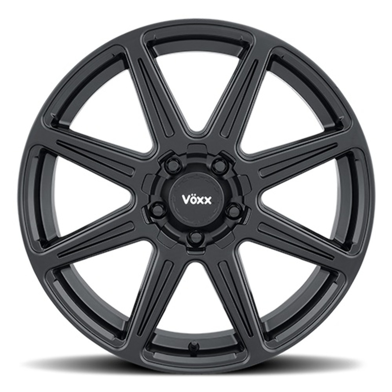 20" Voxx Rocca Matte Black 20x8.5 Wheel 6x132 6x5.5 35mm Rim For Chevy GMC