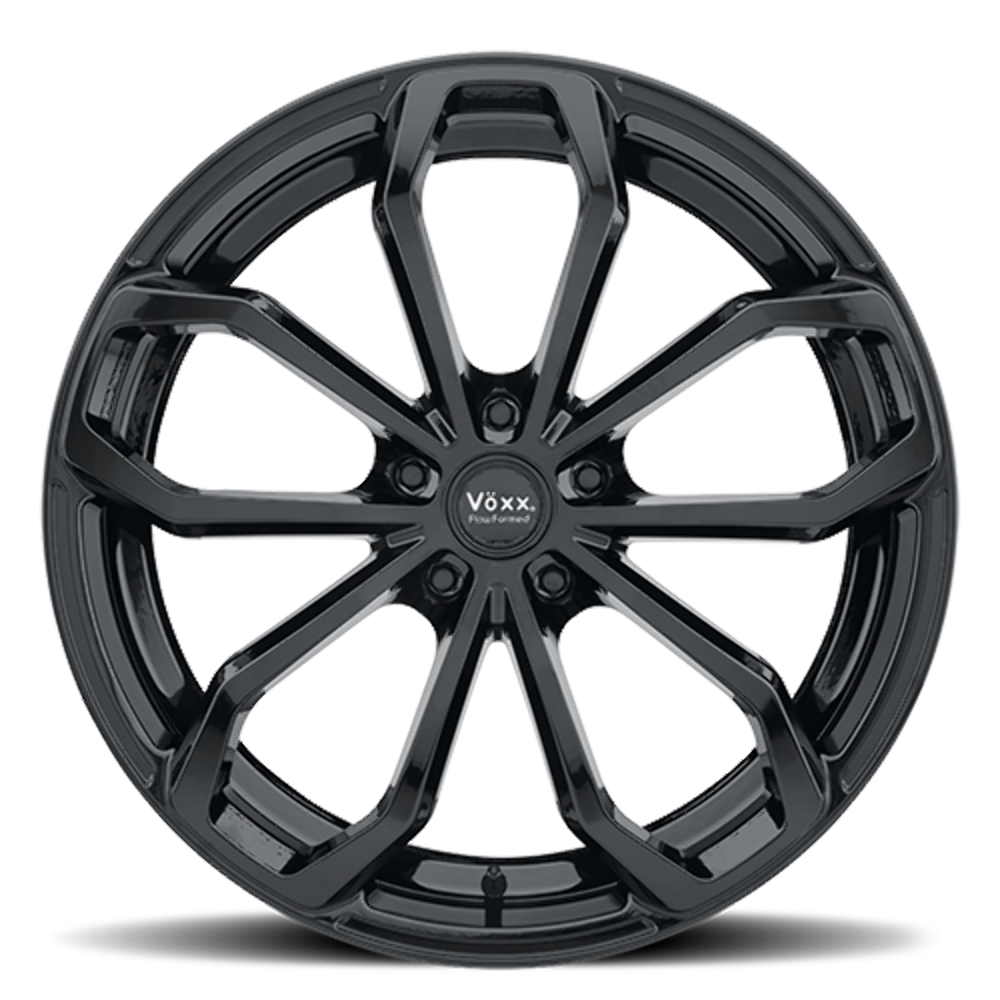 Set 4 20" Voxx Malta Gloss Black 20x9 Wheels 5x4.5  35mm Rims