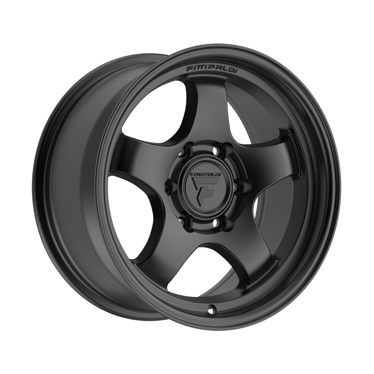 Set 4 17" Fittipaldi Offroad FT111SB Satin Black 17x8.5 Wheels 6x5.5 25mm Rims