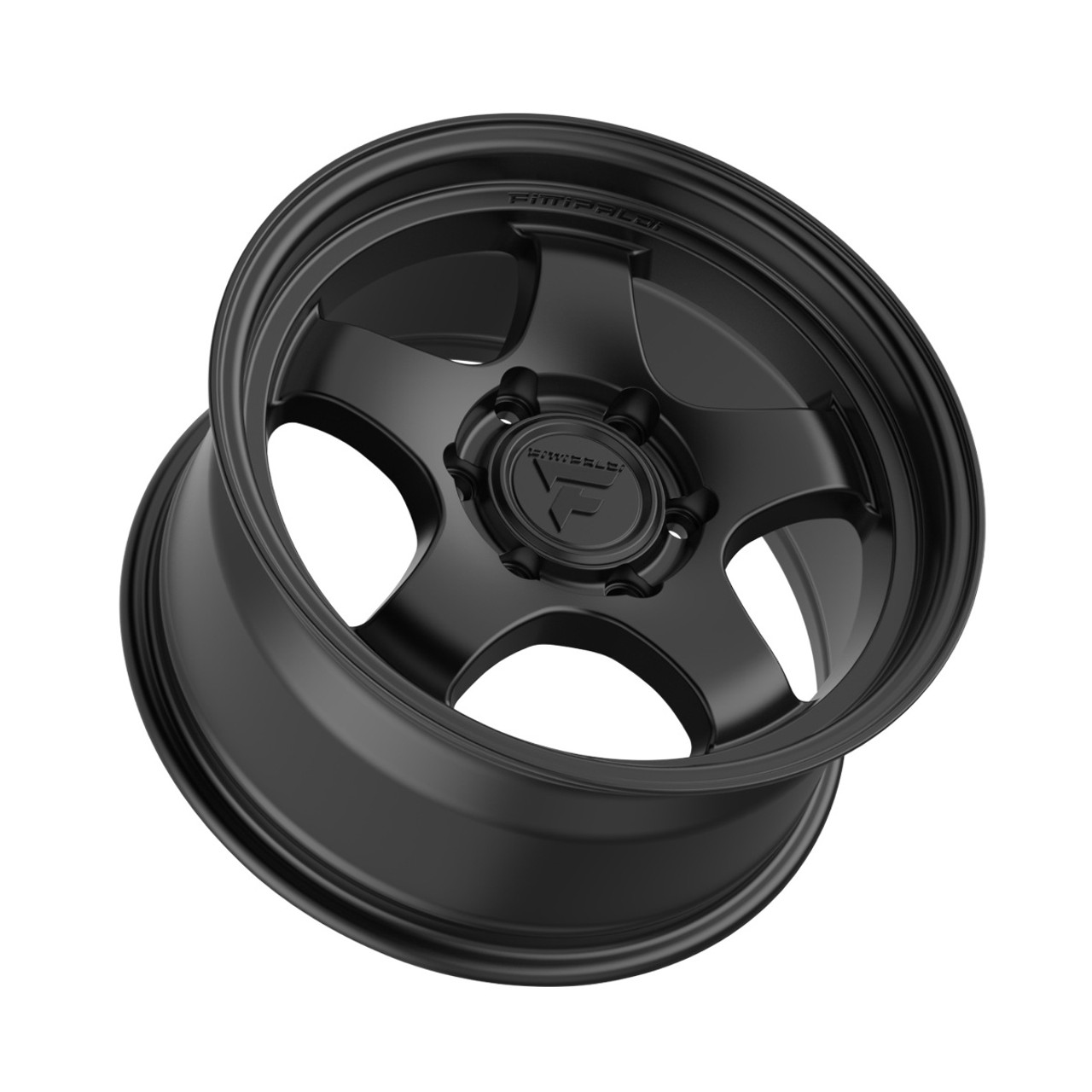 Set 4 17" Fittipaldi Offroad FT111SB Satin Black 17x8.5 Wheels 6x5.5 25mm Rims