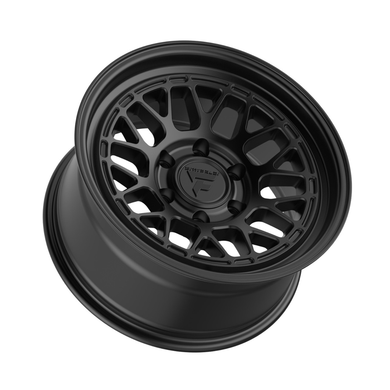 17" Fittipaldi Offroad FT111SB Satin Black 17x8.5 Wheel 6x5.5 18mm Truck Suv Rim